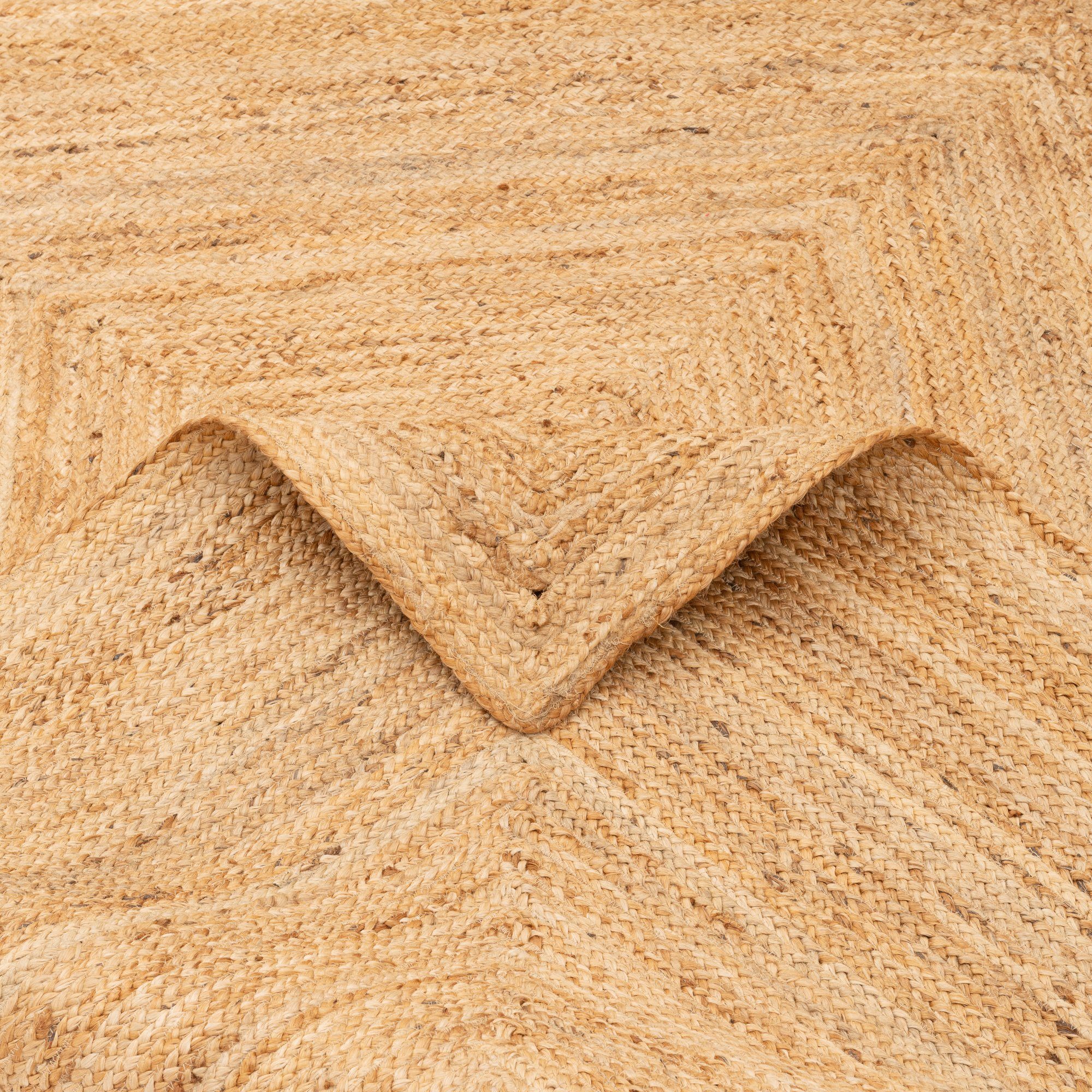 Pergamon Sisalteppich Naturfaser Handgefertigt Jute Teppich Nele, Rechteckig, Höhe: 4 mm