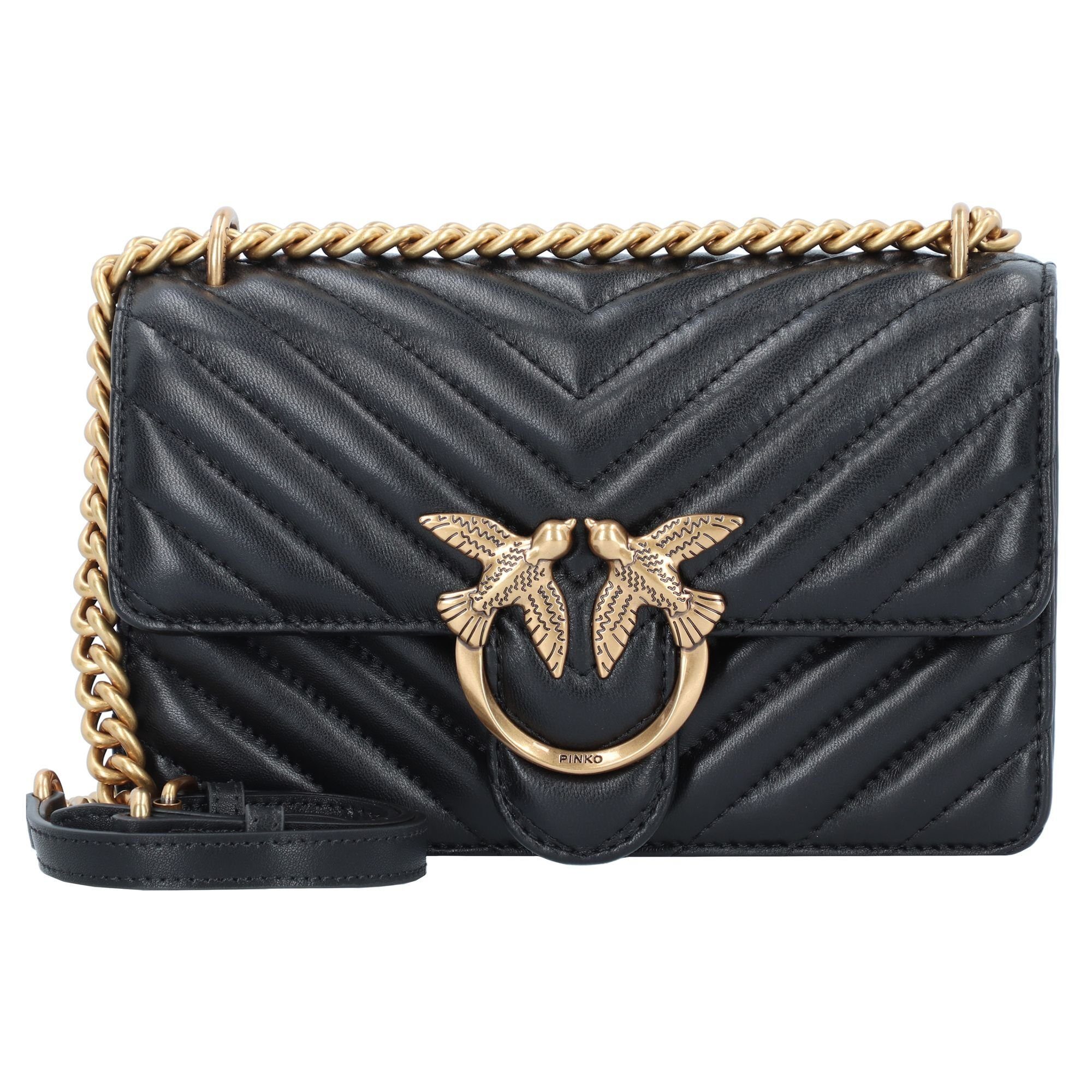 PINKO Umhängetasche Love One, Leder günstig online kaufen