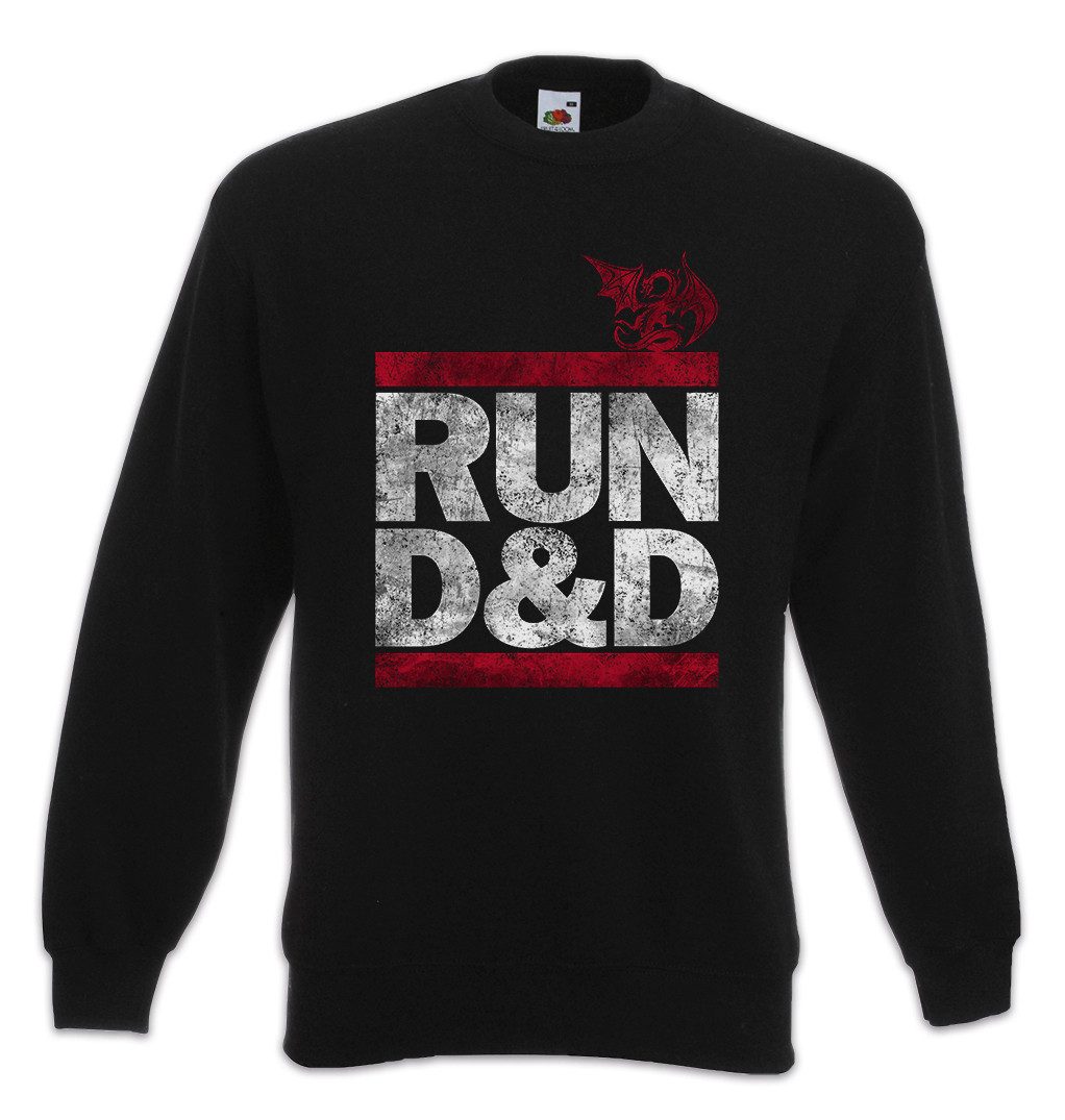 Urban Backwoods Sweatshirt Run D&D Sweatshirt Dungeons Pen and Paper Dragons RPG Larp DMC Fantasy (1-tlg) Roleplay Tabletop