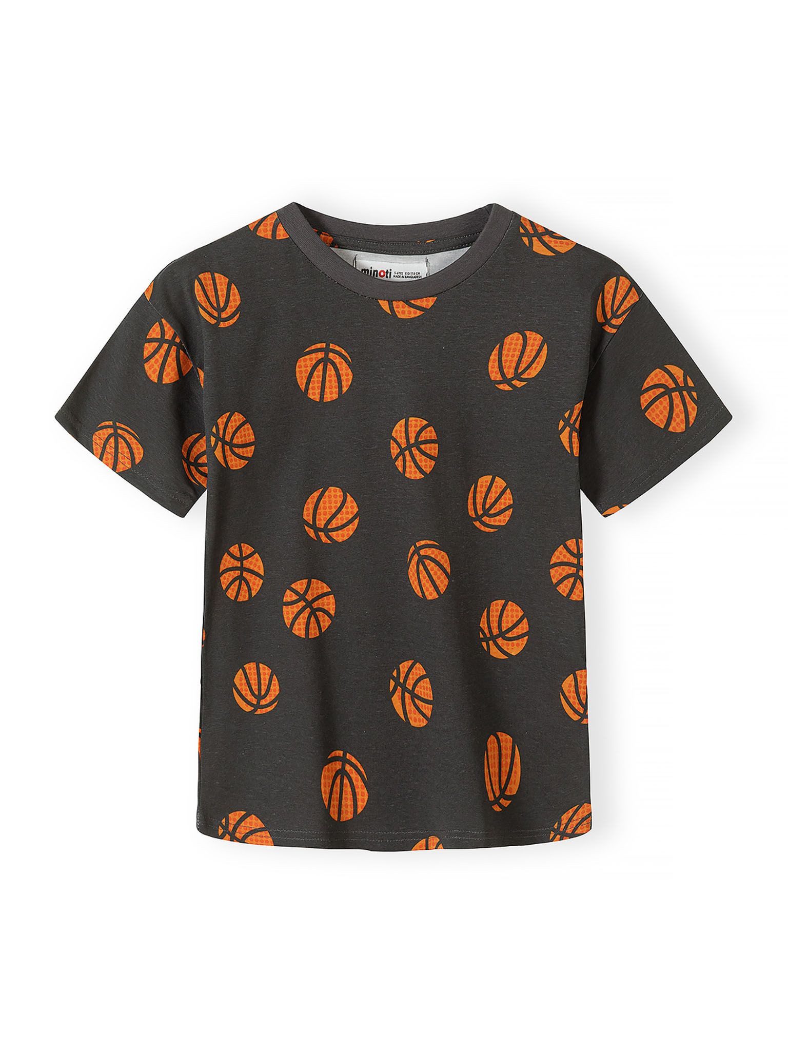 MINOTI T-Shirt mit sportlichen Basketball (5-er Pack)