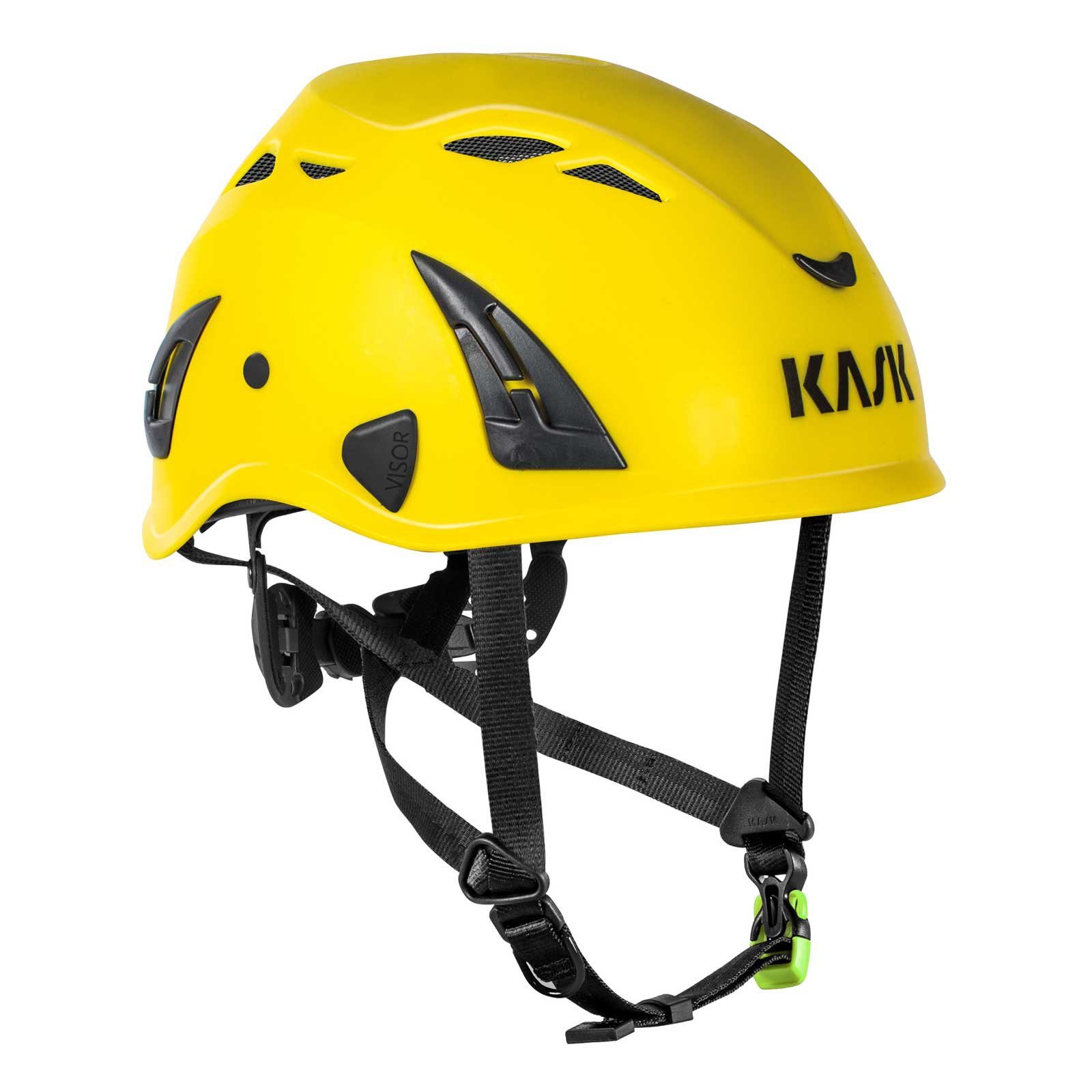 Kask Schutzhelm Superplasma PL - Kletterhelm, Bergsteigerhelm- Gr. 52-61cm einstellbar gelb