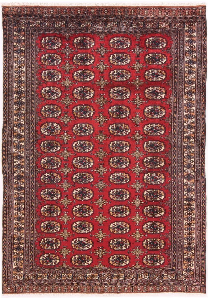 Orientteppich Turkaman 120x175 Handgeknüpfter Orientteppich / Perserteppich, Nain Trading, rechteckig, Höhe: 6 mm