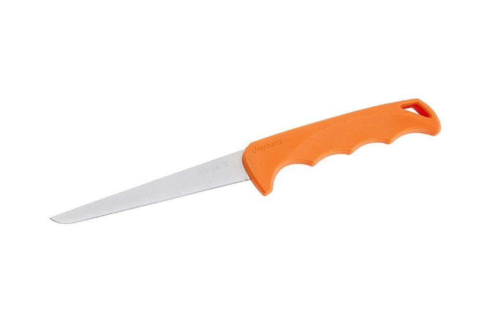 Herbertz Fischfiliermesser Herbertz Filetiermesser, Smart, Orange, verschiedene Größen, Filetiermesser, Smart, Orange, AISI 420, Steckscheide