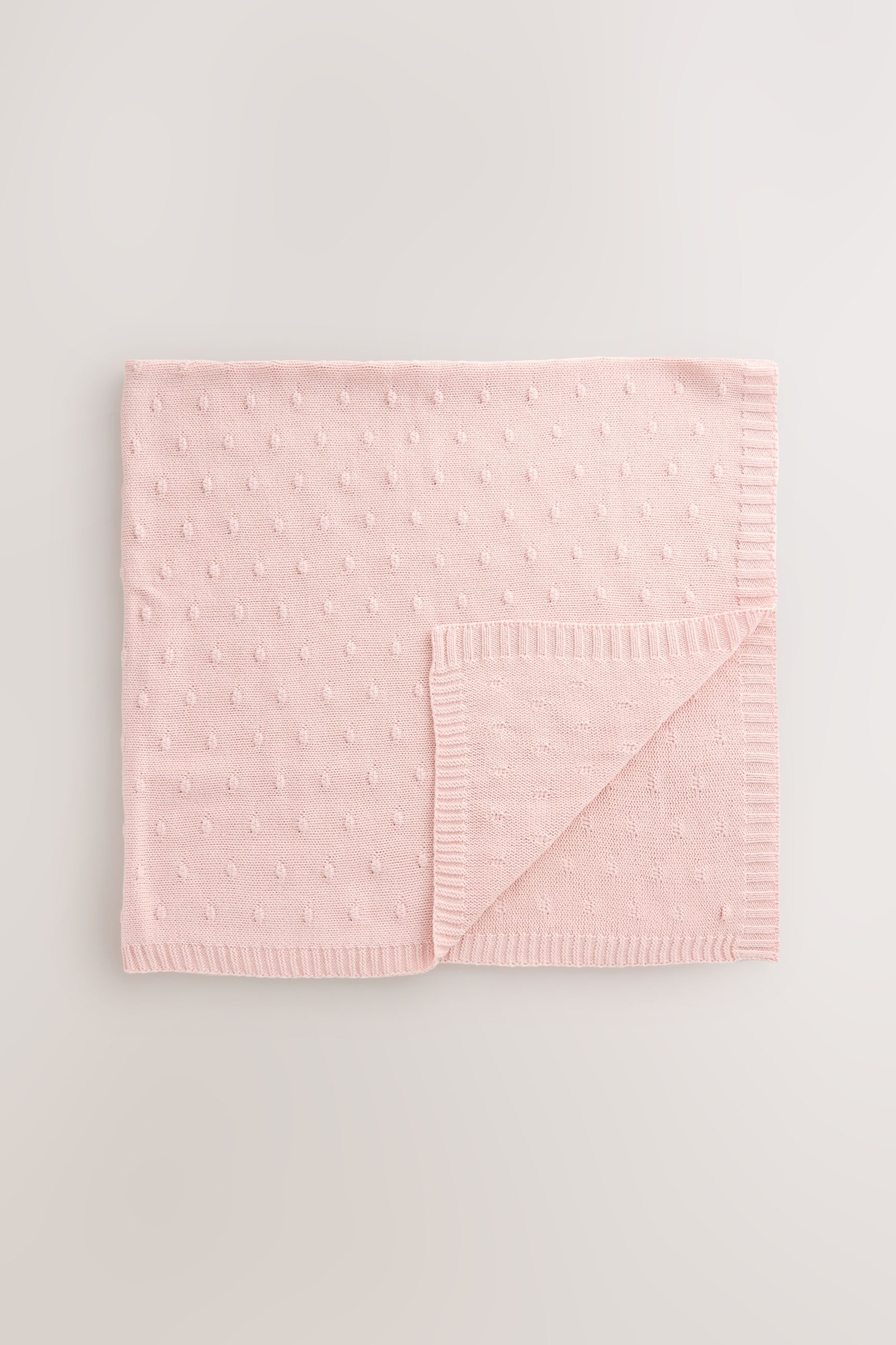 Babydecke Gepunktete Baby-Strickdecke aus 100 % Baumwolle, Next