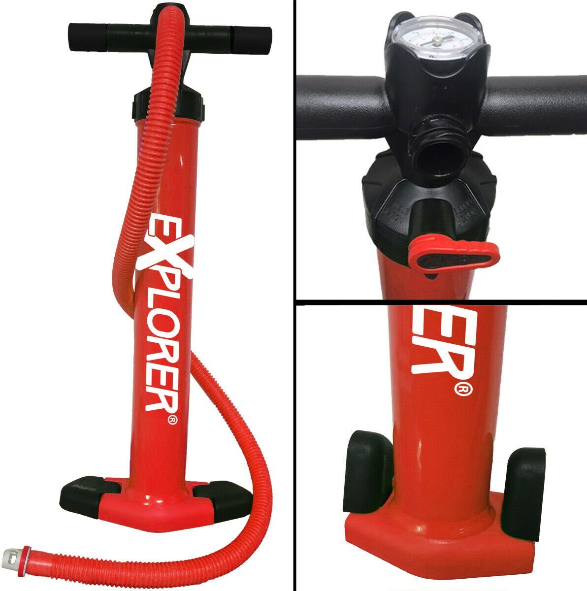 EXPLORER Handpumpe SUP Doppelhubkolbenpumpe