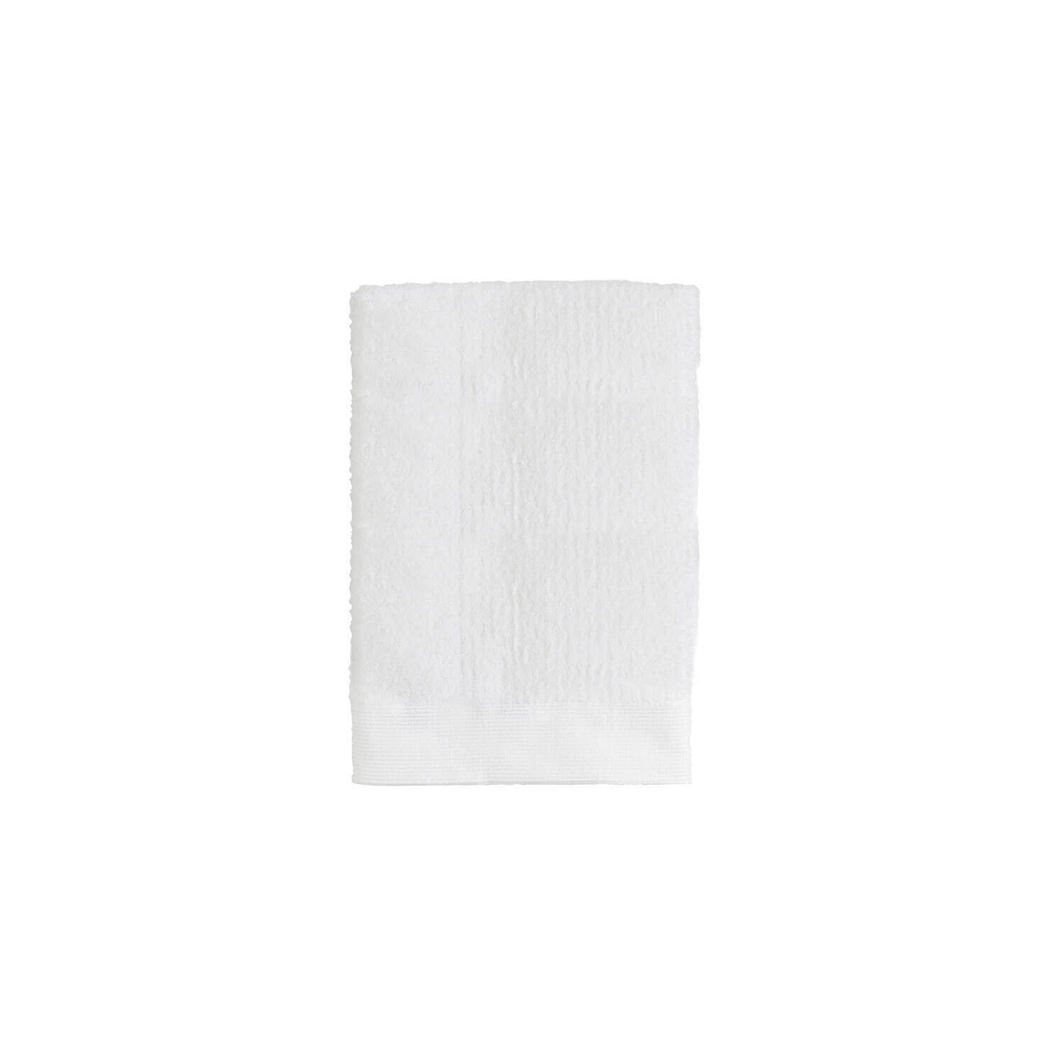 Zone Denmark Handtücher Gästehandtuch CLASSIC 50 x 70 cm, 100 % Bio-Tex-zertifizierter Baumwolle weiß