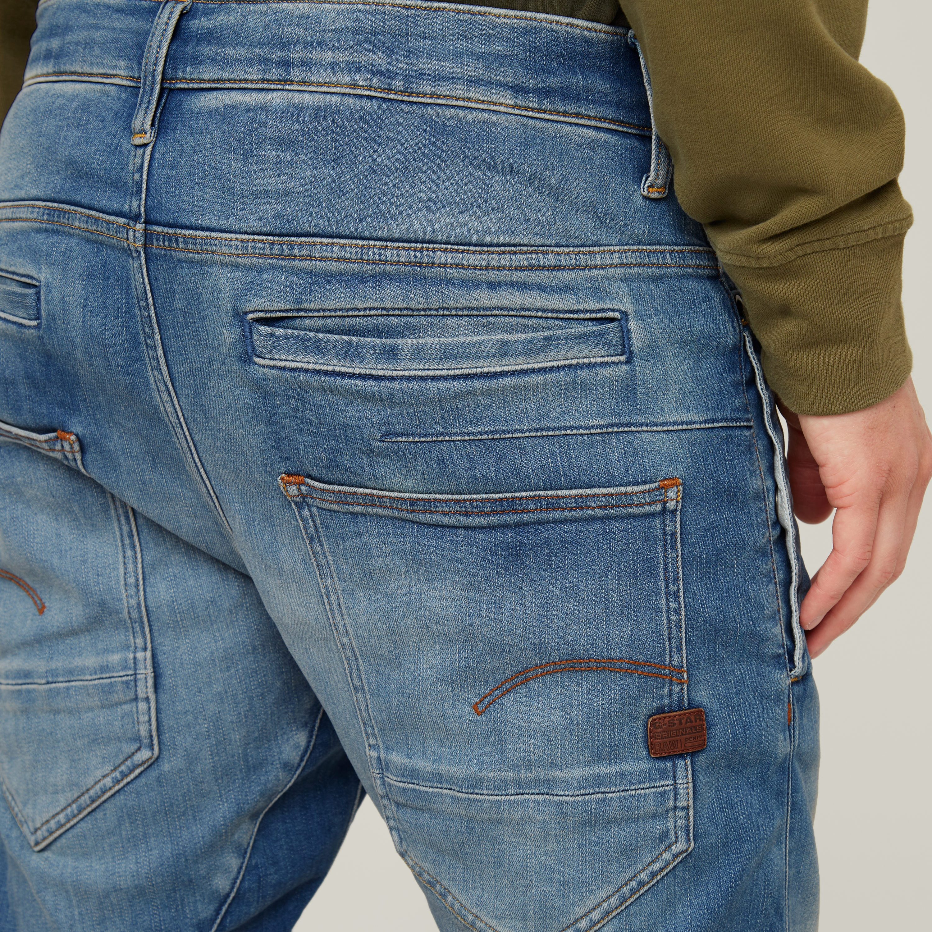 G-STAR 5-Pocket-Jeans D-Staq 3D Slim mit Chinodetails