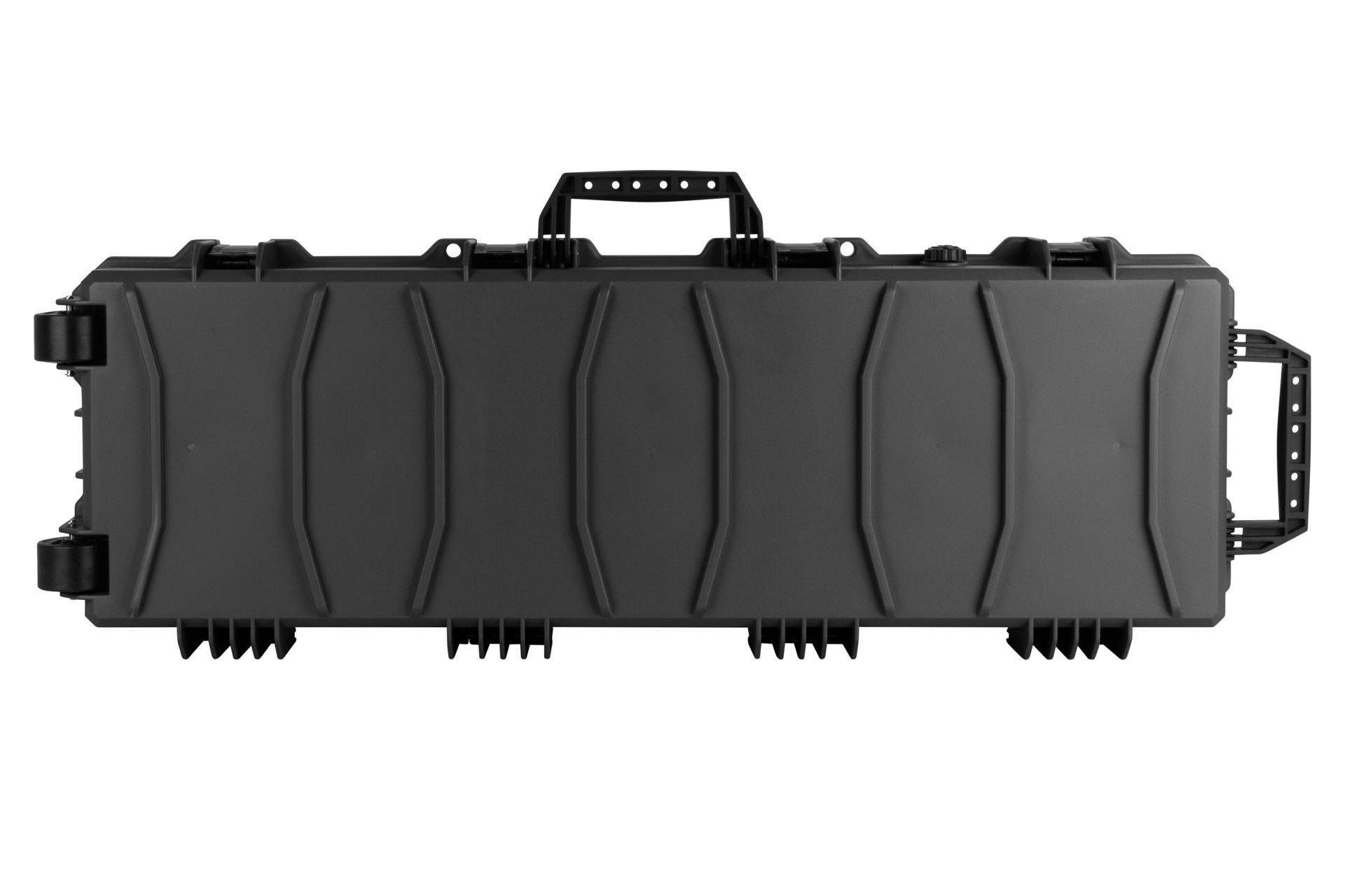 German Sport Guns Sammelkoffer Kunststoffkoffer Lang mit Rollen in schwarz, 100x35x14cm (1 St), Rollen am unterem Ende für leichten Transport