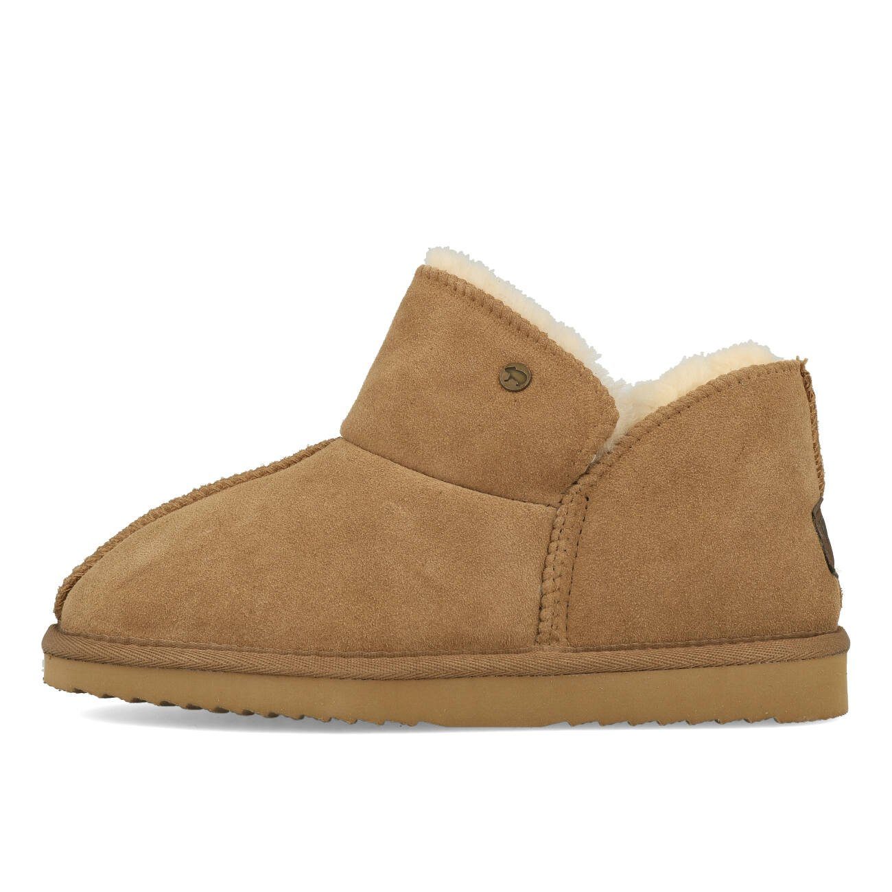 WARMBAT Warmbat Willow Women Suede Damen Домашняя обувь Camel Plüsch Домашняя обувь