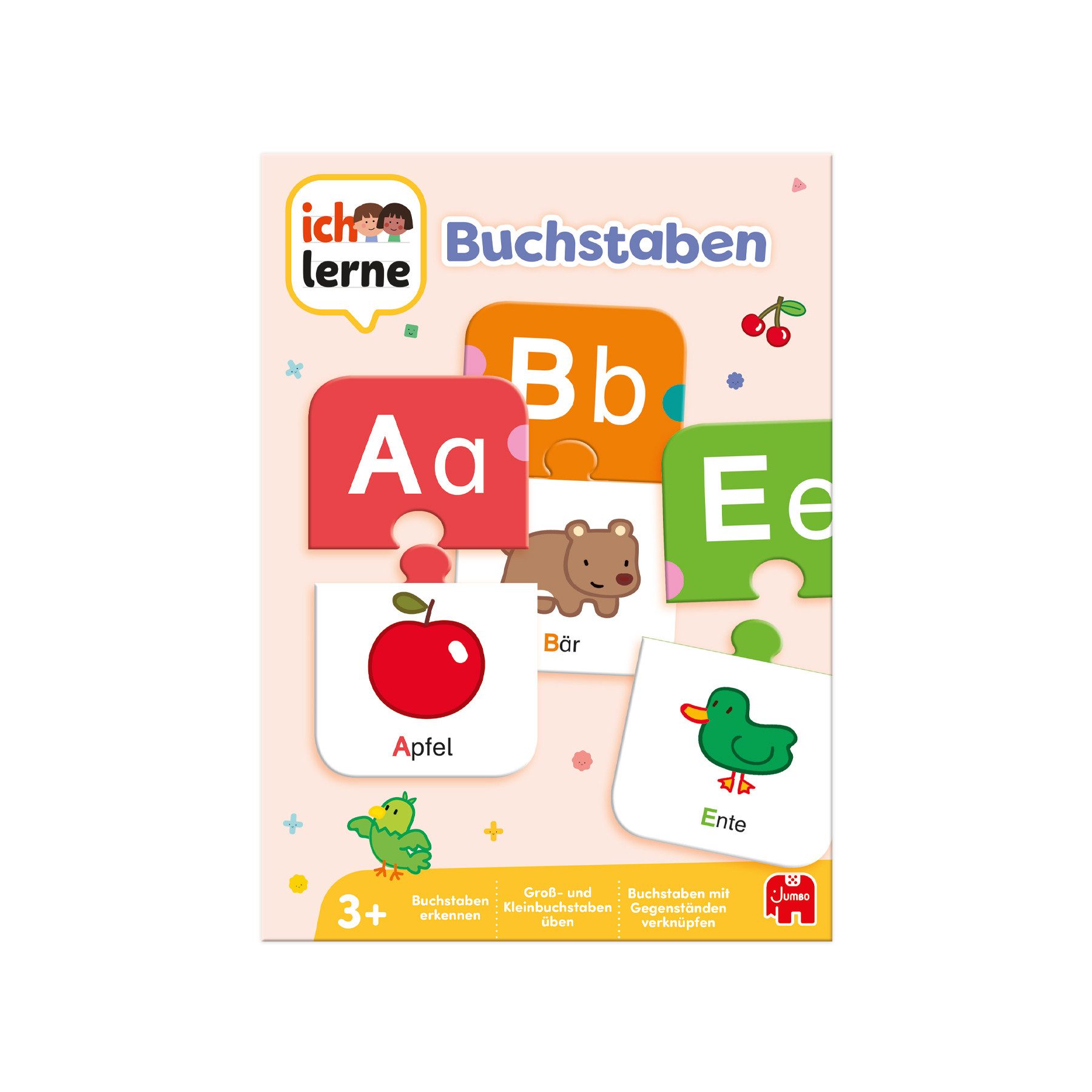 Jumbo Spiele Lernspielzeug ich lerne Buchstaben, Lernspiel
