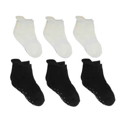 Yalion Kurzsocken Weiche Kinder Antiruschsocken Halbplüsch (6-Paar) Elastisch