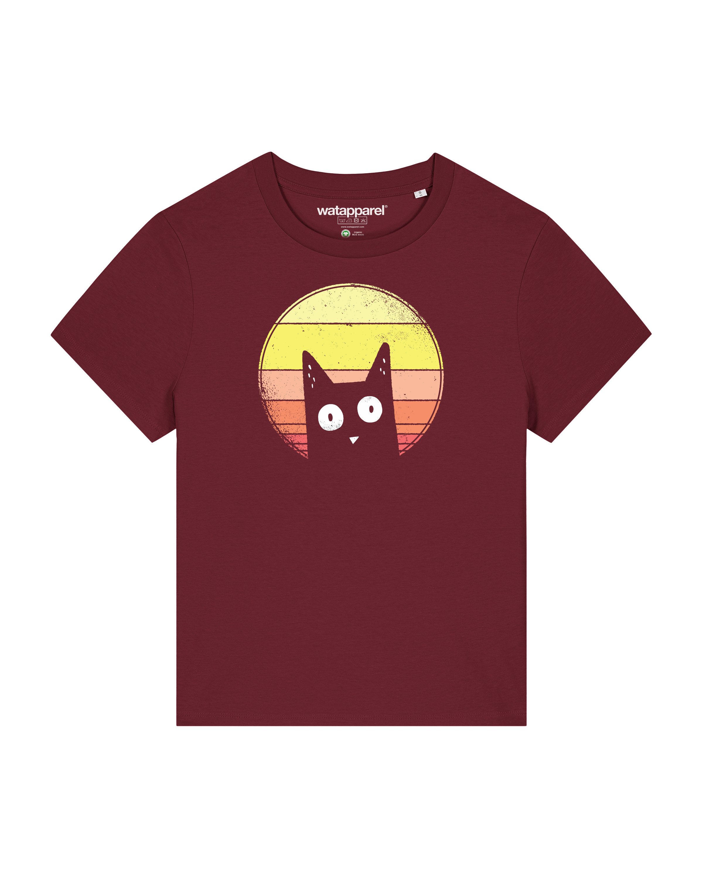 wat? Apparel T-Shirt Sunset Cat günstig online kaufen