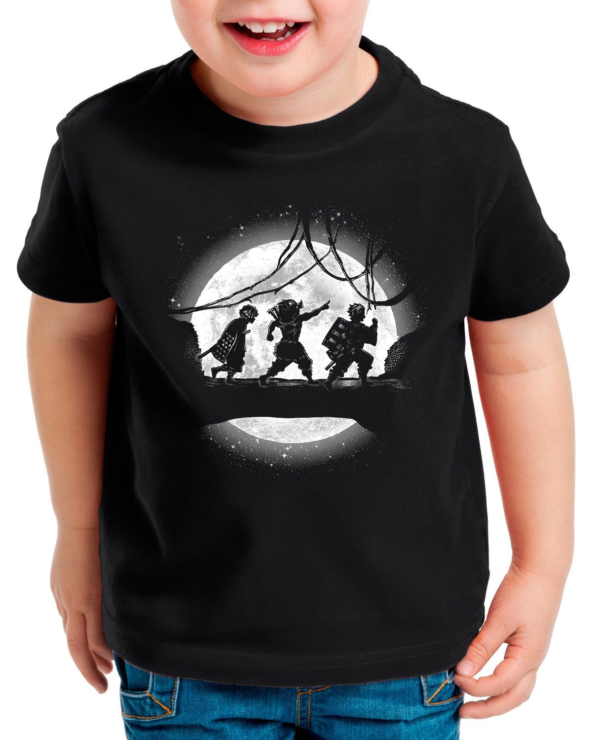 style3 T-Shirt Moonlight Team demon slayer anime japan manga cosplay