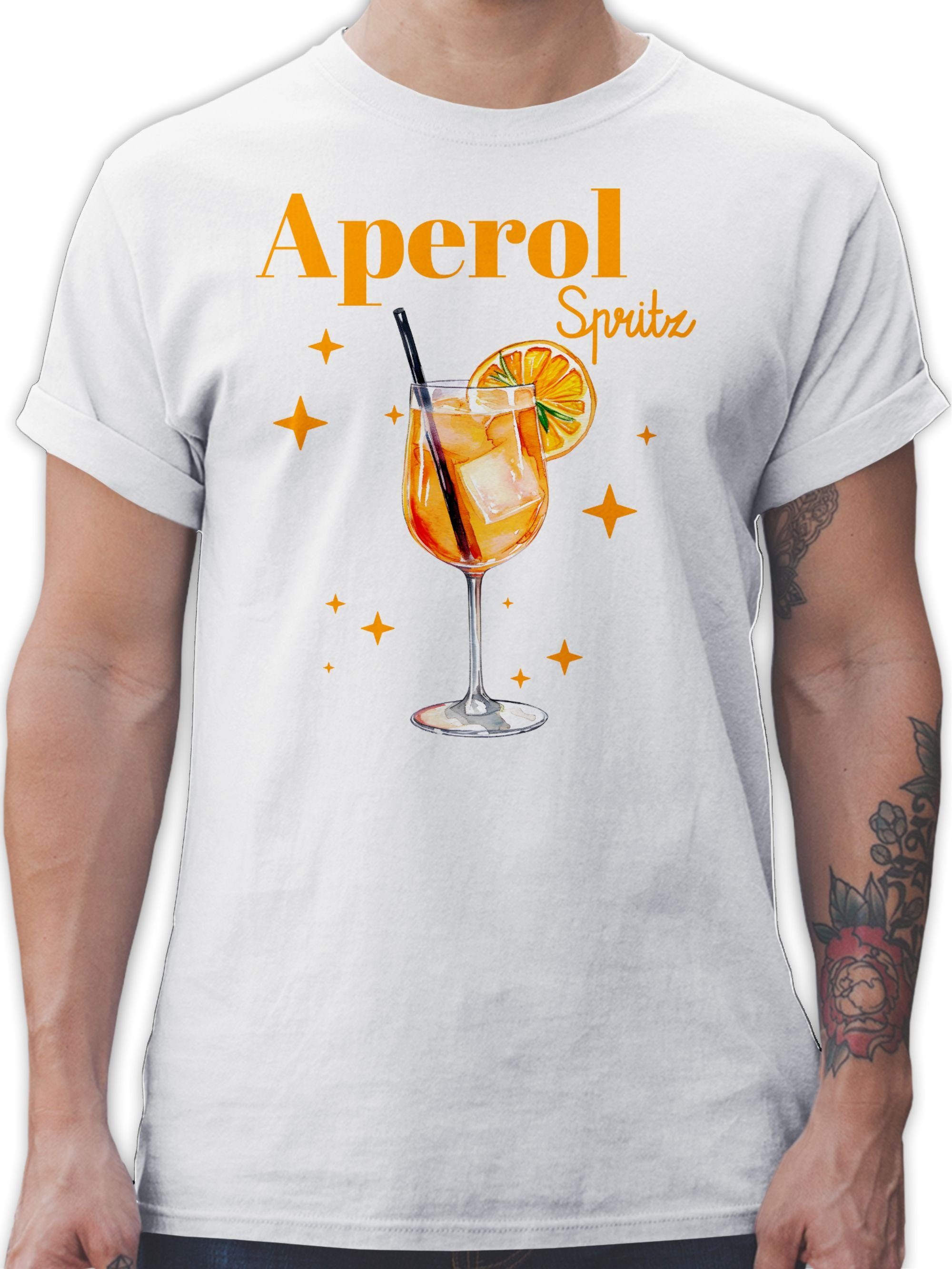 Shirtracer T-Shirt Aperol Spritz Kostüm I Aperoli I Aperollin Freundin Spri günstig online kaufen
