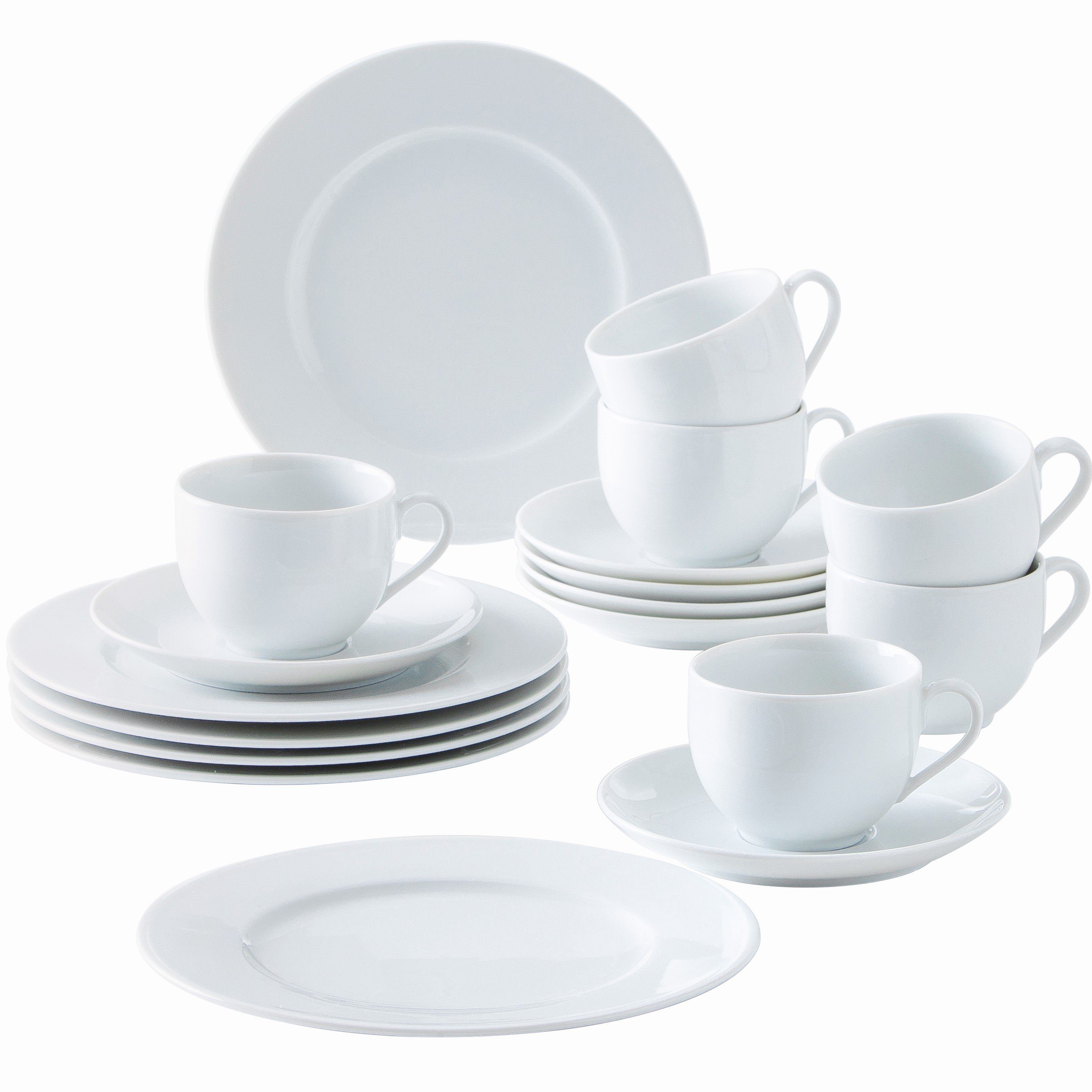 KAHLA Кофейный сервиз Aronda 18 tlg. (18-tlg), 6 Personen, Porzellan, Made in Germany