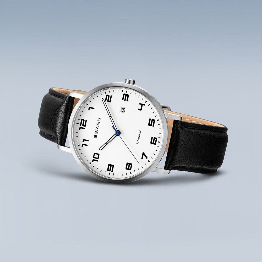 Bering Quarzuhr Bering Titanium silber gebürstet 18640-404 18640-404, Berin günstig online kaufen