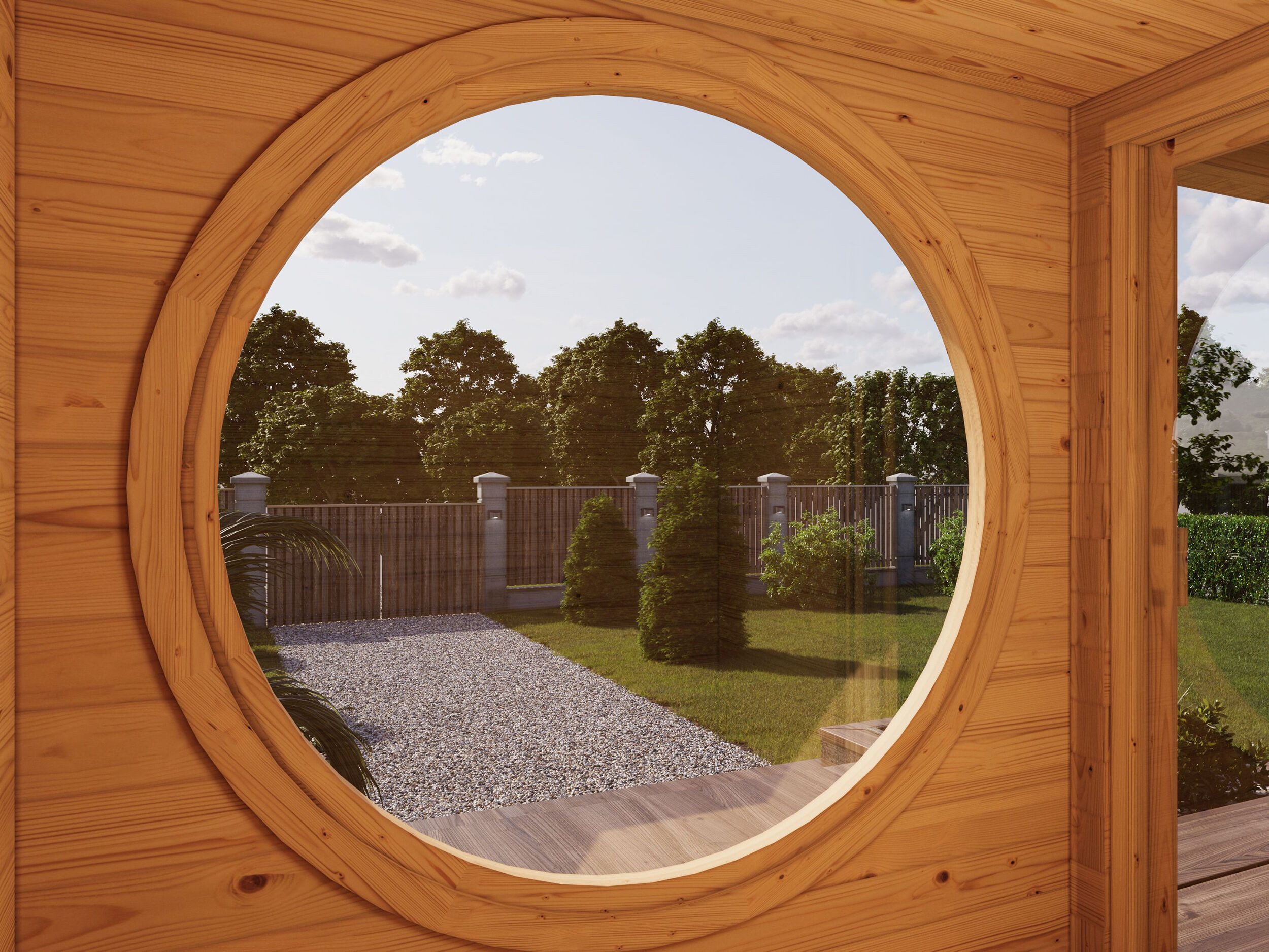 Fjordholz Gartenhaus Office Box Größe XL schwarz