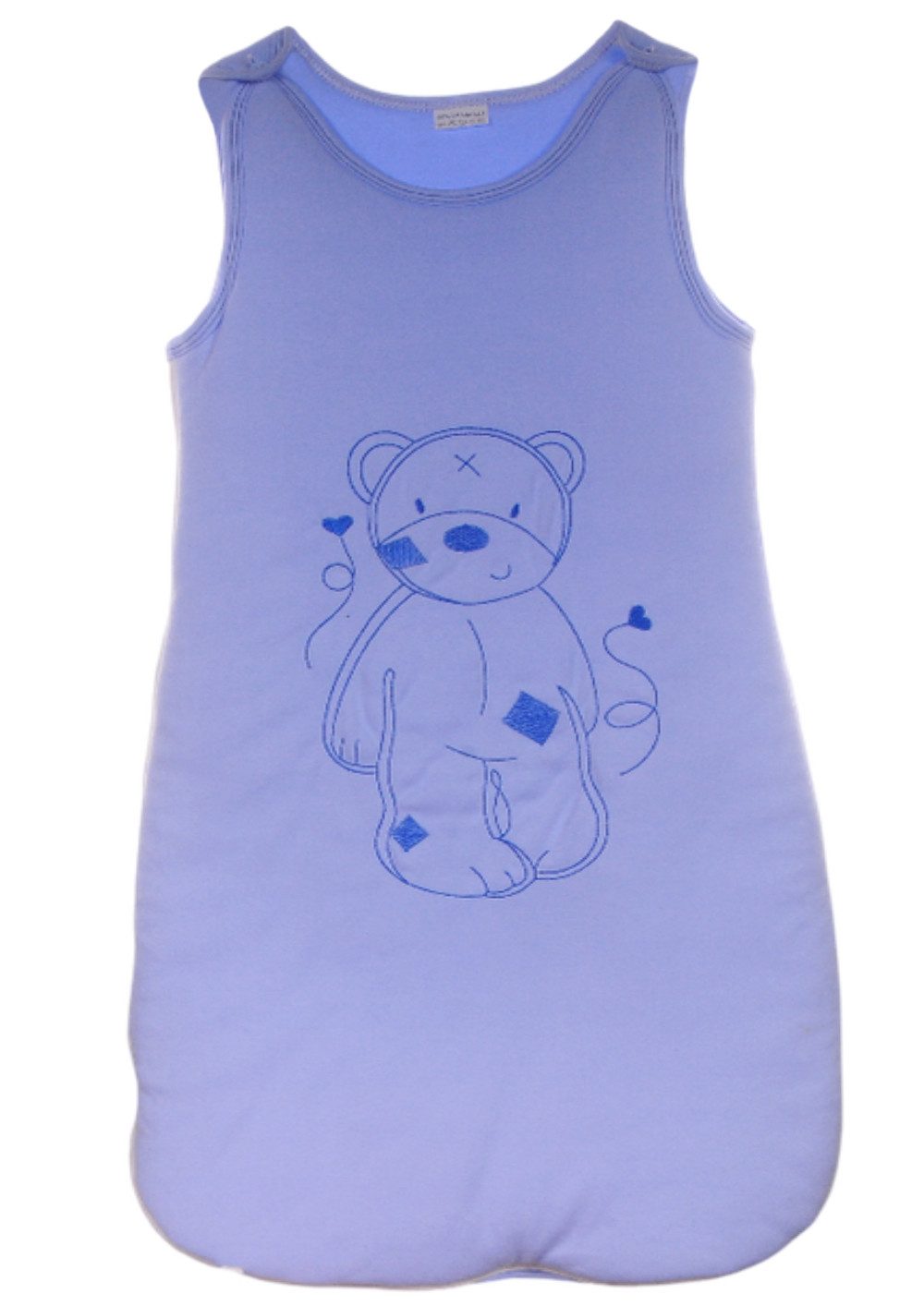 La Bortini Babyschlafsack Baby Schlafsack doppellagig, gefüllt, 60 80 cm, weich, neutral, mit Reißverschluss