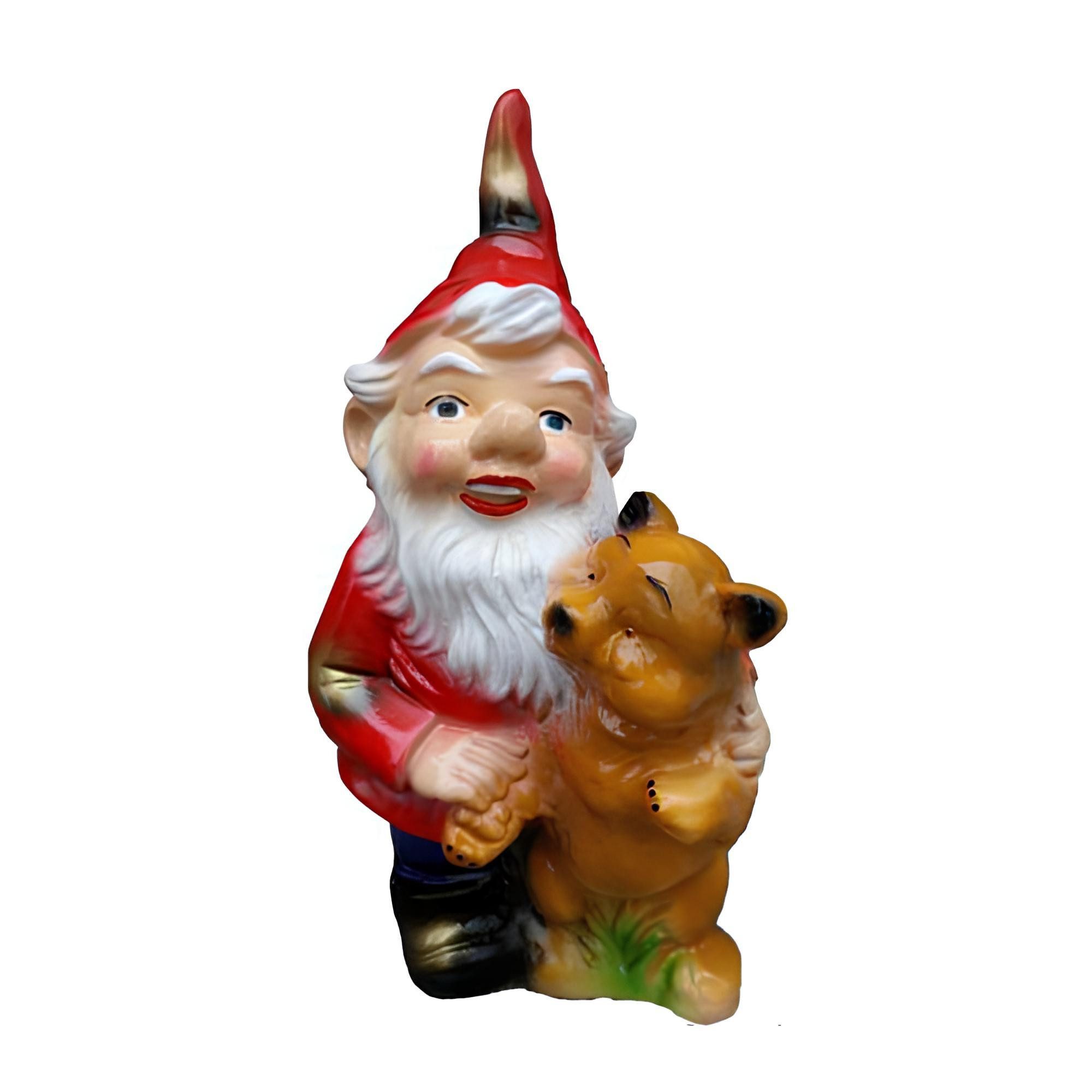 Xlmoebel Gartenfigur Handgefertigte Zwergenfigur M24 aus hochwertigem Material, (Skulptur M24-34cm), Hergestellt in Europa