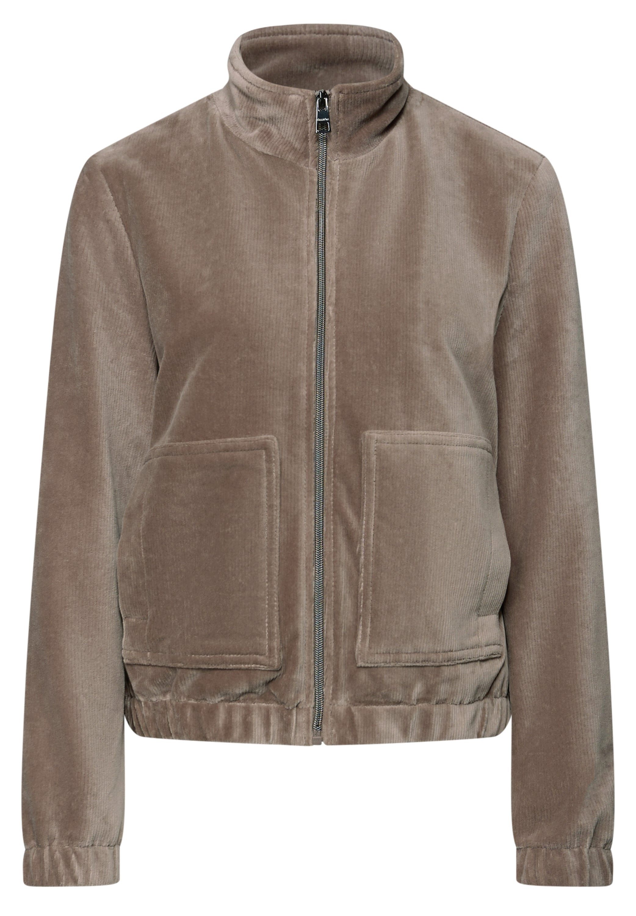 STREET ONE Cordjacke Cordjacke mit Zipper (1-St) günstig online kaufen