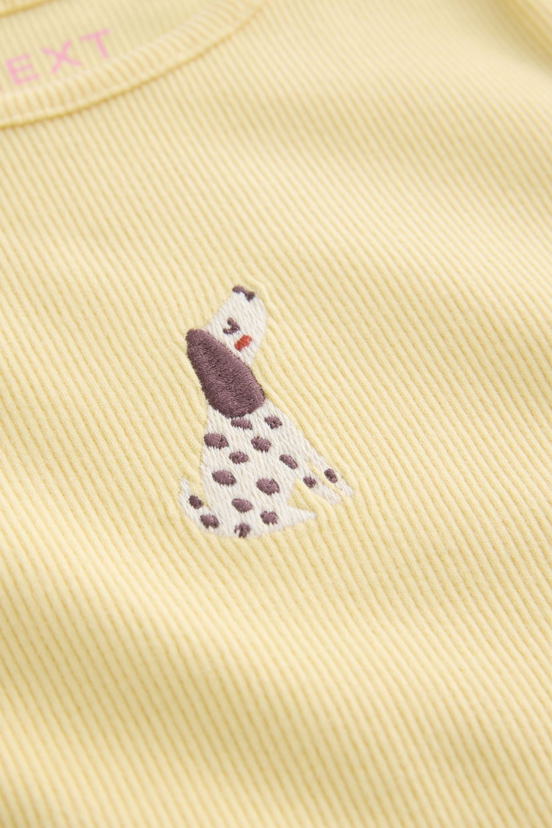 Next Langarmshirt Geripptes, langärmliges Top (1-tlg)