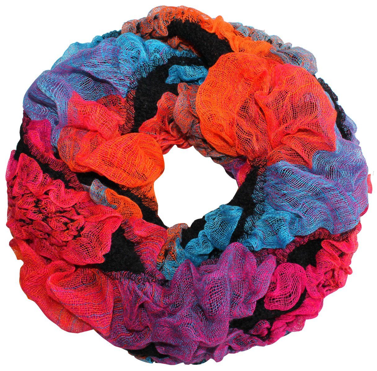 dy_mode Strickschal Winter Schal Damen Schlauchschal Flauschig Warm Rundschal Strickschal, Weich