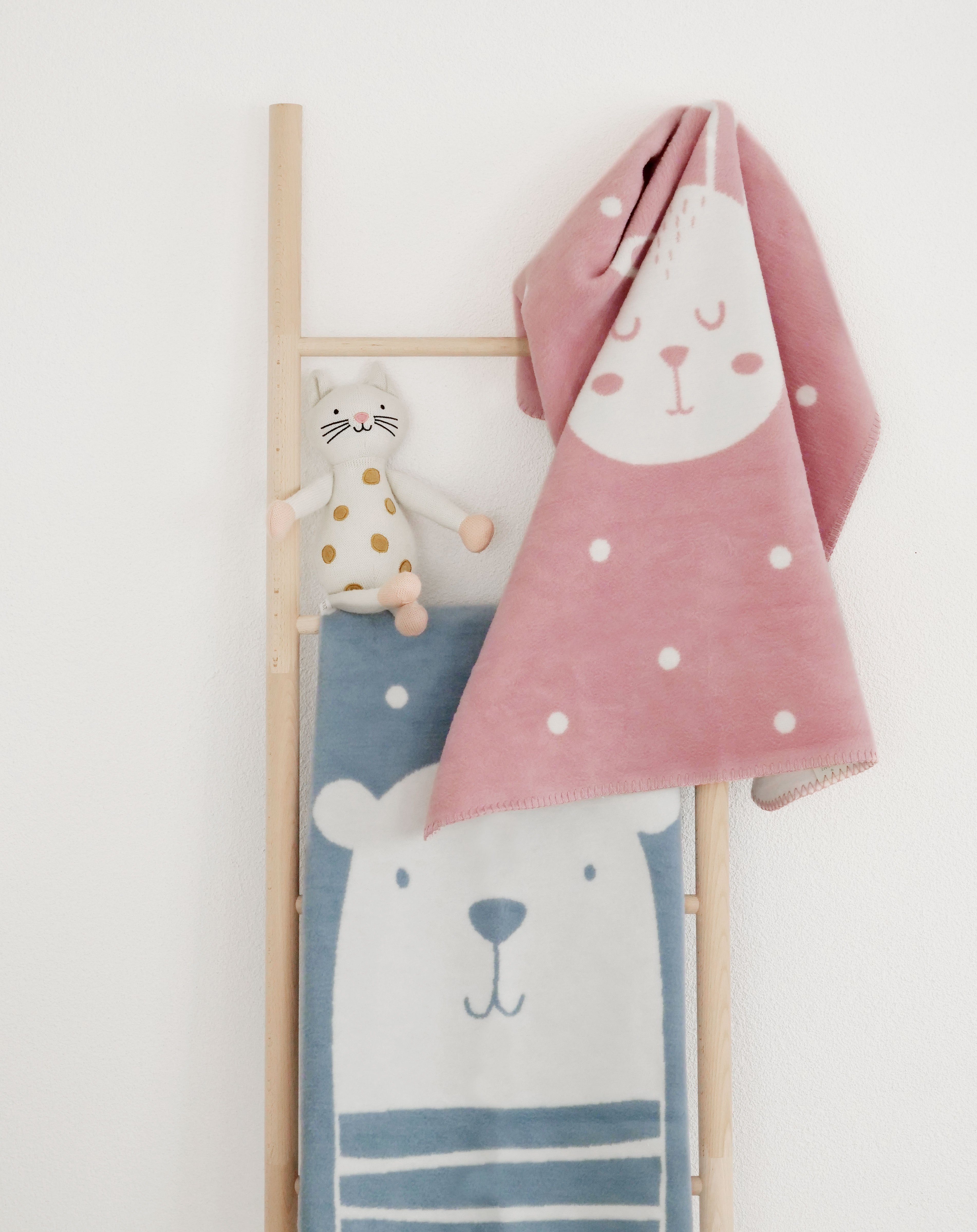 Babydecke hergestellt aus 100% Bio-Baumwolle, kids&me, kuschelige Bio-Decke für Babys - Made in Germany - OEKOTEX