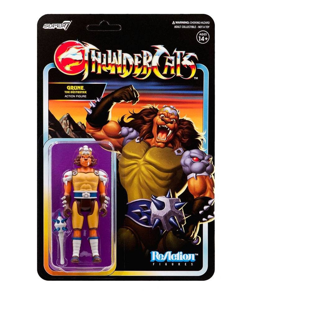 Super7 Actionfigur THUNDERCATS GRUNE THE DESTROYER WAVE 2 REACTION ACTIONFIGUR