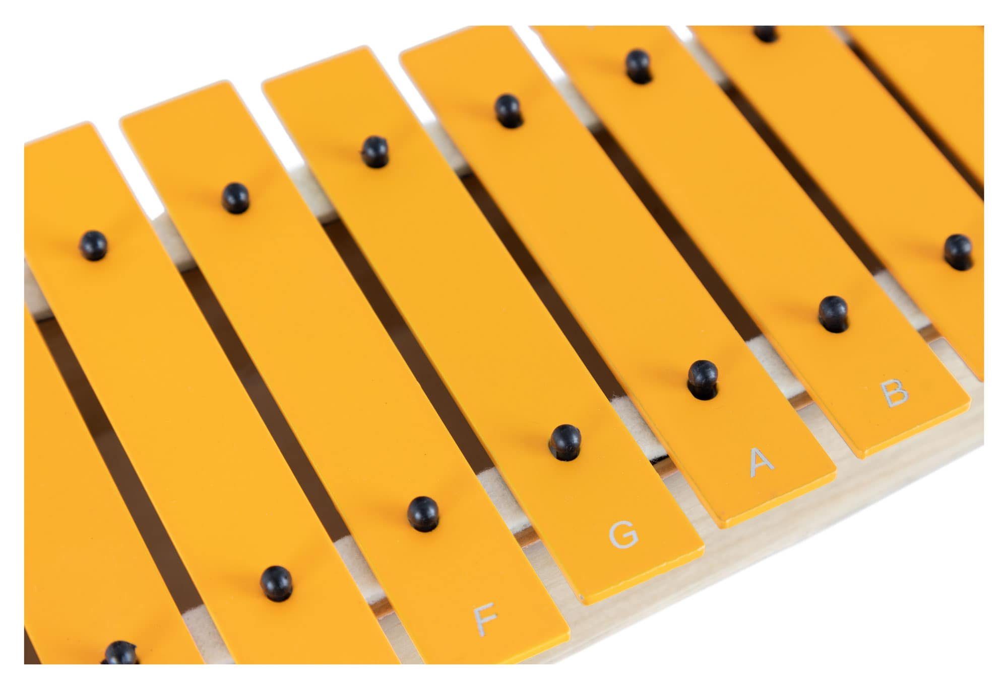 Classic Cantabile Glockenspiel Classic Cantabile GS-13 Glockenspiel für Kinder, Inkl. ein Paar Holz-Schlägel, Diatonisch mit 13 Tönen (c2 - a3)