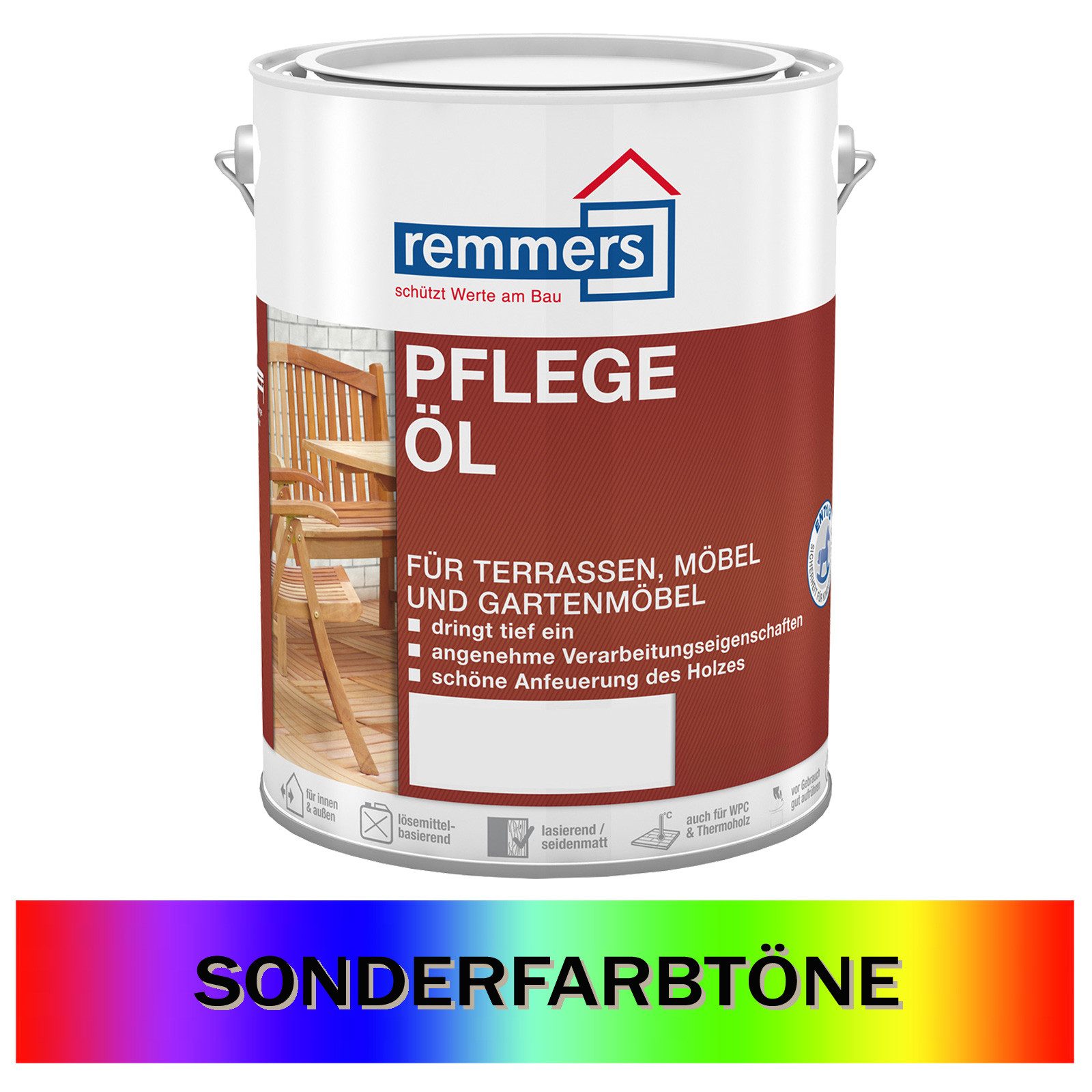 Remmers Holzöl Pflegeöl - 2,5 LTR (SONDERTON)