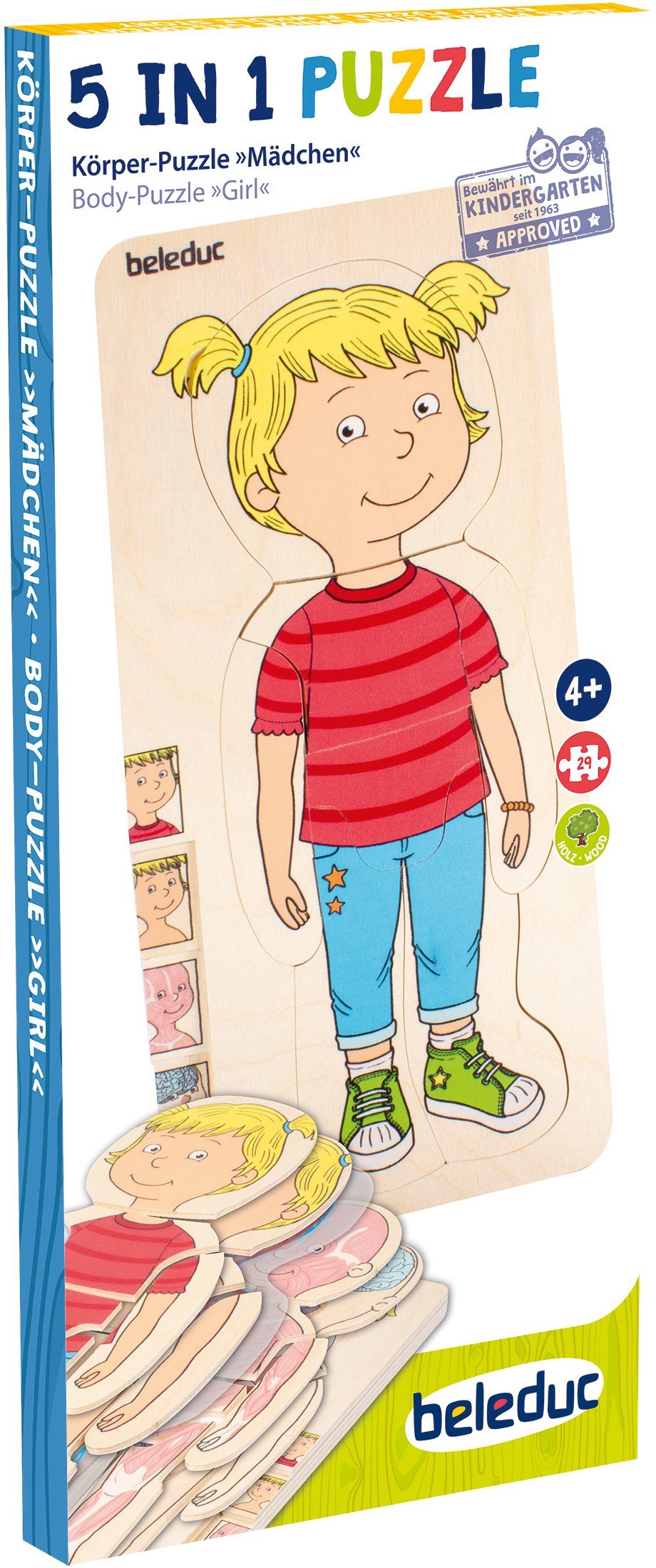 beleduc Konturenpuzzle Körper Lagen Puzzle - günstig online kaufen