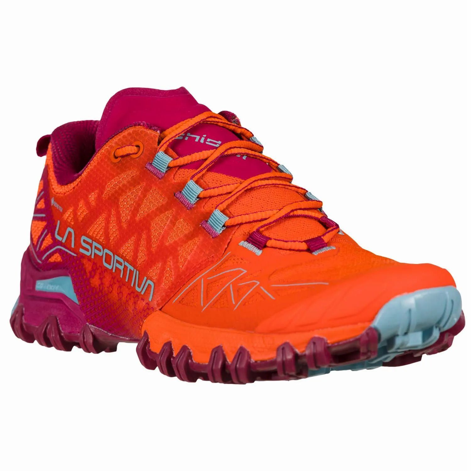 La Sportiva Trail-Laufschuhe Bushido II GTX (wasserdicht) violett/orange Damen Wanderschuh