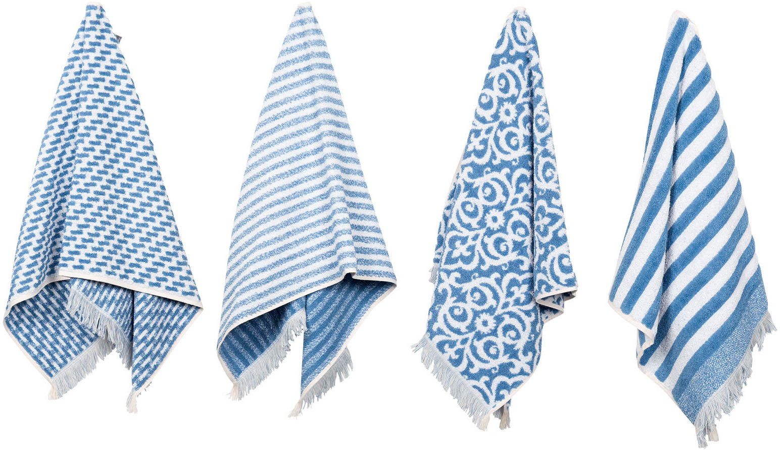 PAD Gästehandtuch FAMILY, 30x50 cm, Frottee (Set, 12-St), Made in Europe, v günstig online kaufen