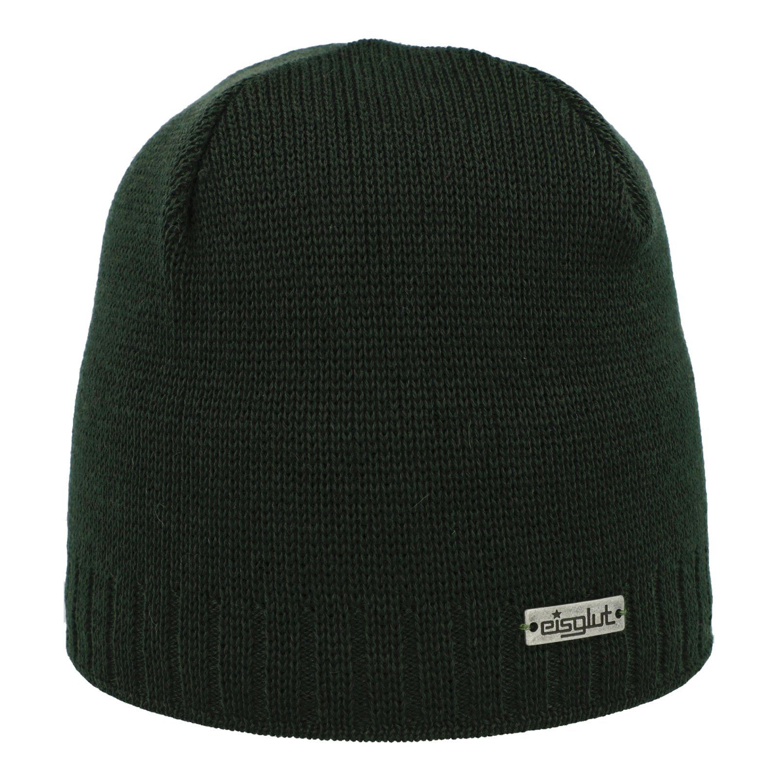 Eisglut Beanie Raffertya Rewoolife mit Markenemblem