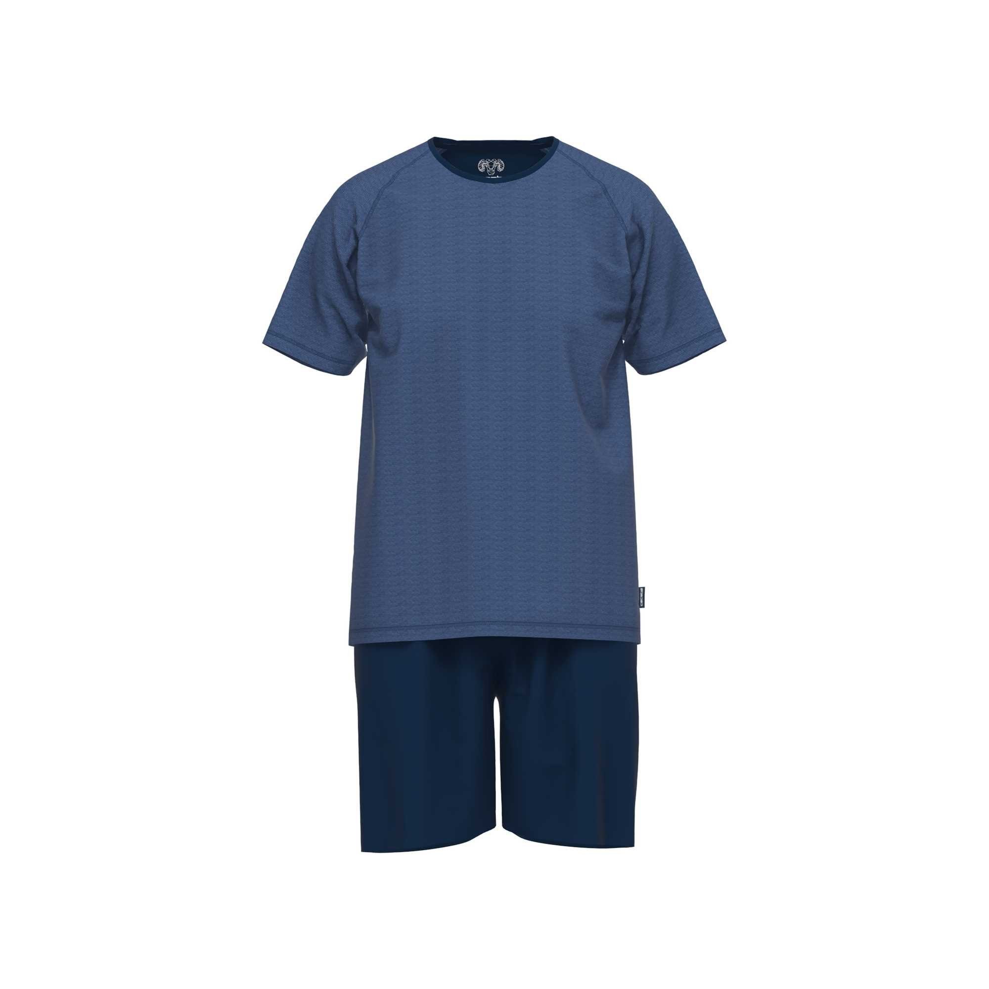 Pyjama Herren Pyjama Baumwolle