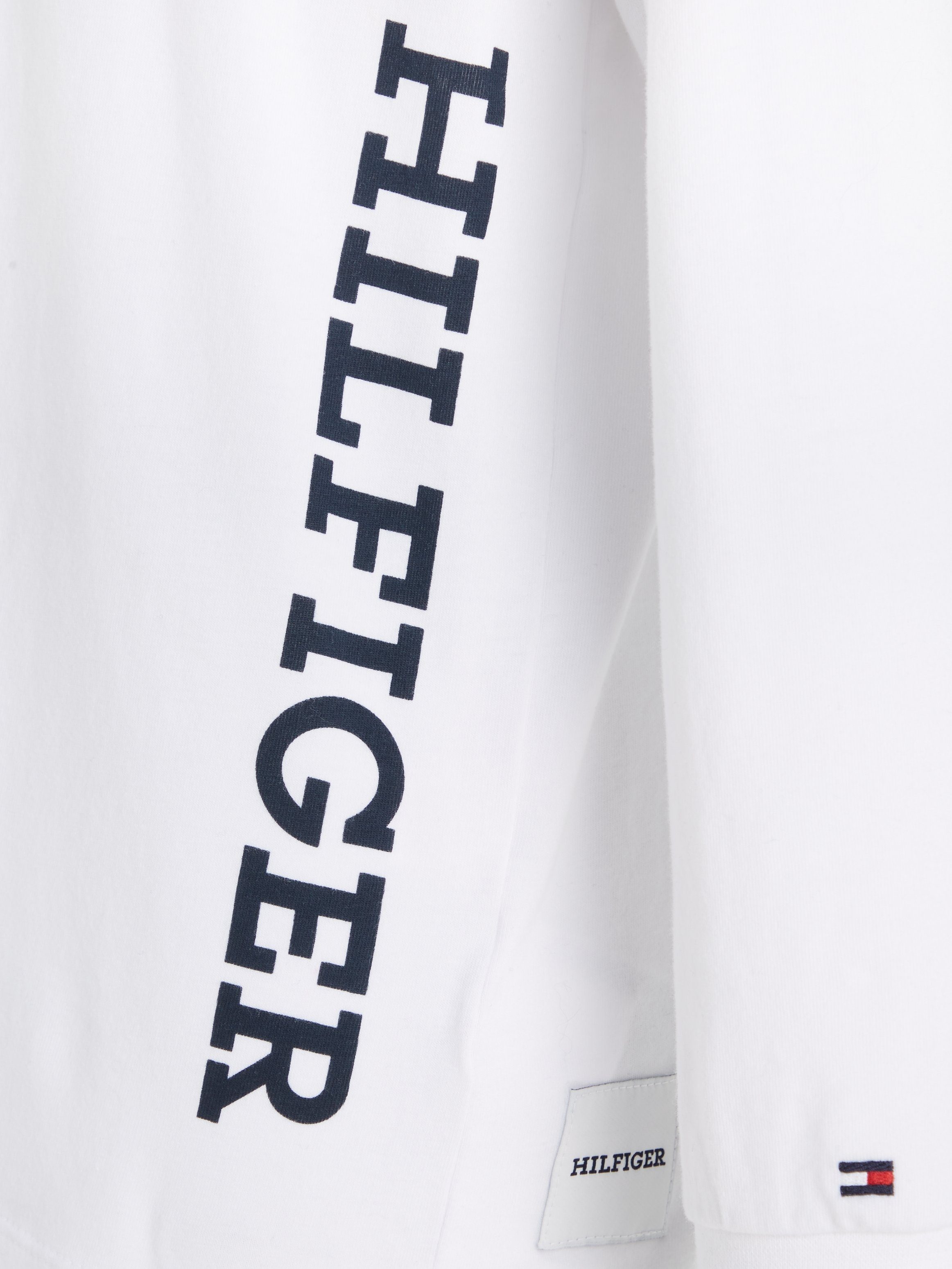 Tommy Hilfiger White L/S Langarmshirt TEE für MONOTYPE Jungen