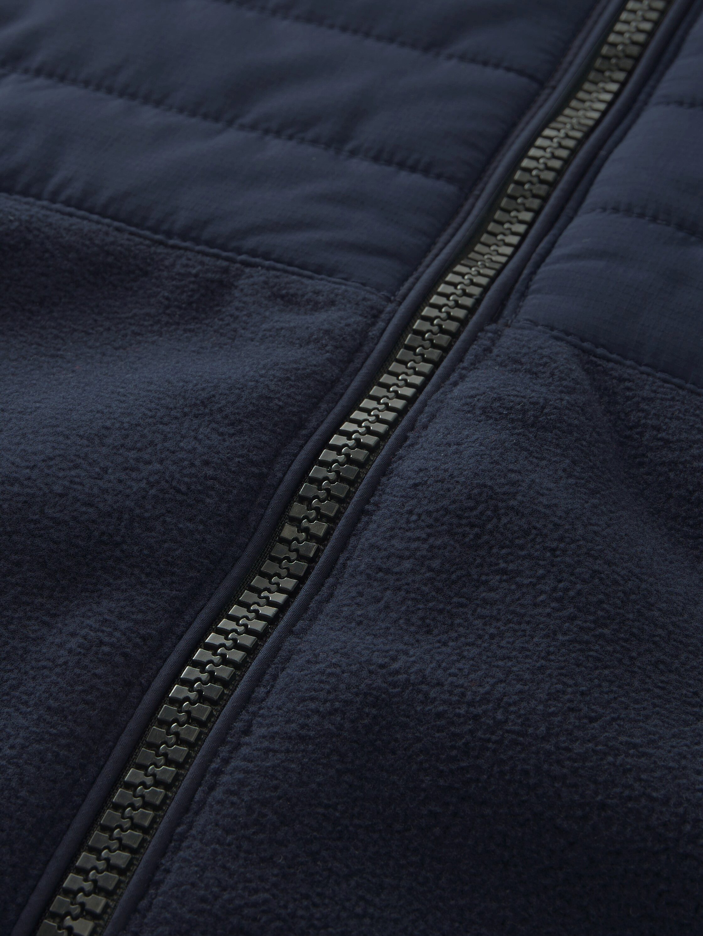 TOM TAILOR Anorak Regular Fit Hybridjacke mit Fleece-Einsatz