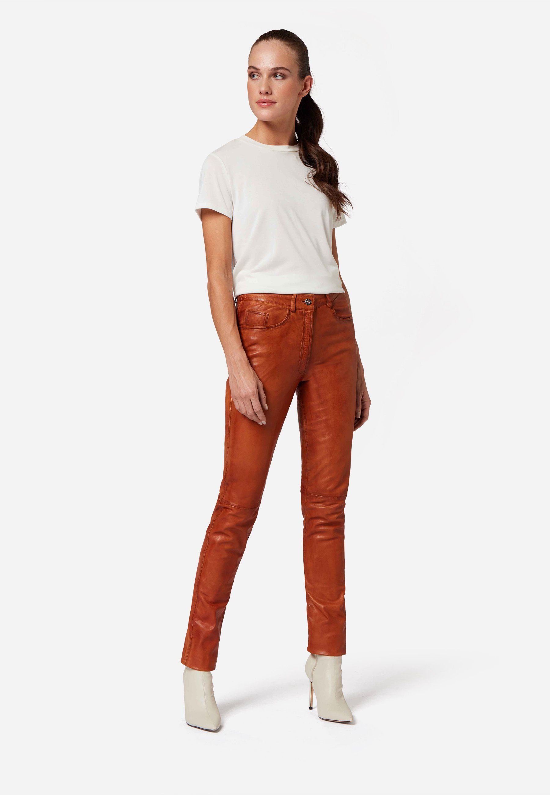 RICANO Lederhose 9809 hochwertiges Lammleder günstig online kaufen