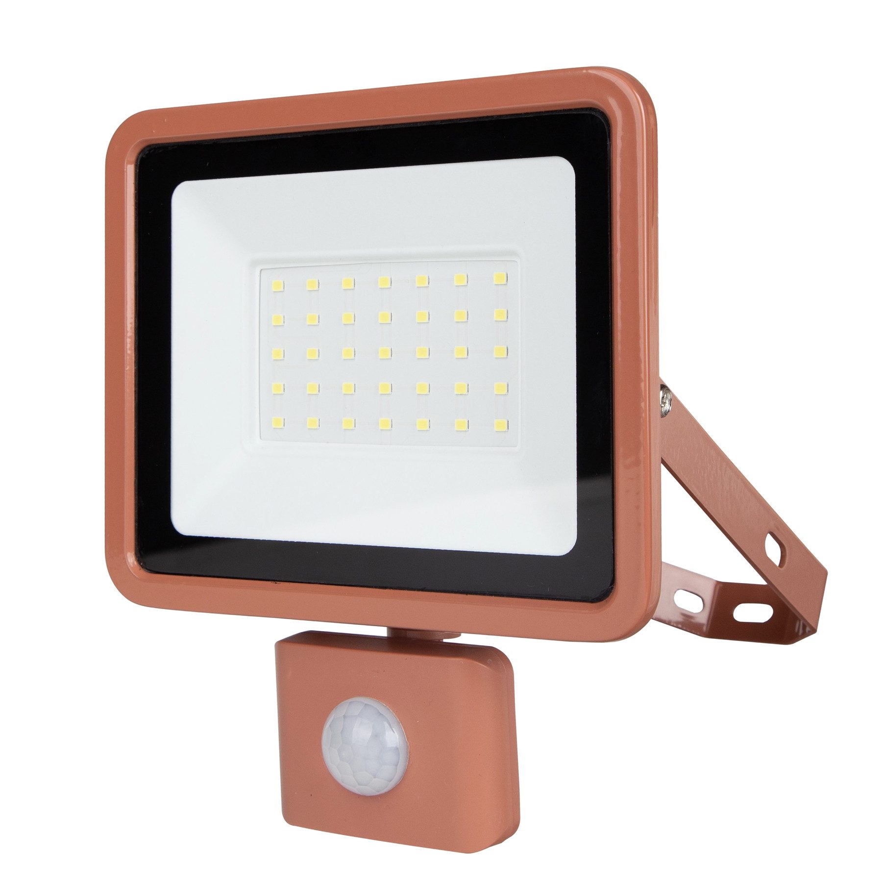 REV LED Flutlichtstrahler REV LED-Fluter Eco+, mit Sensor, 30W, 6500K, 2550lm, kaltweiß, IP44