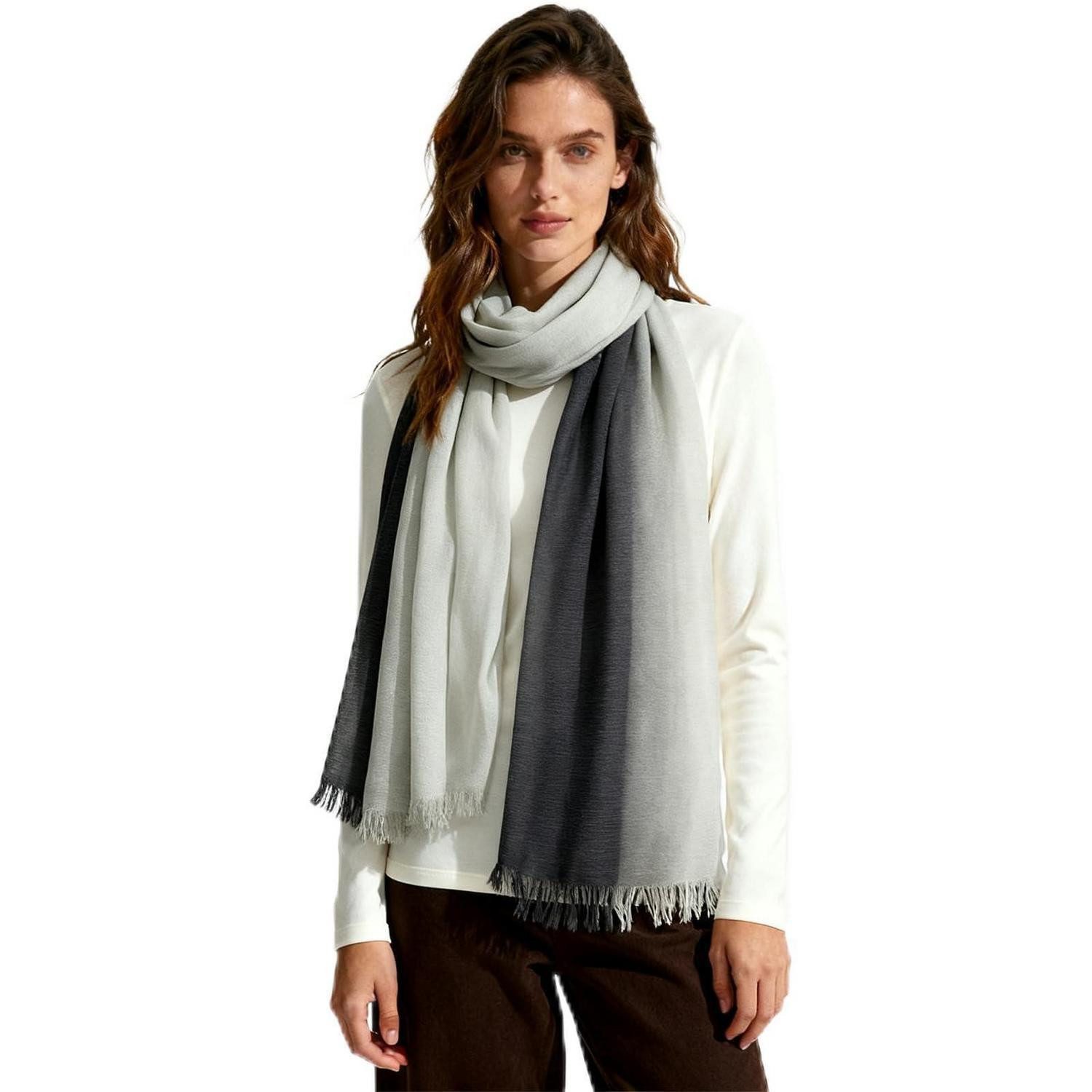 LuxusKollektion XXL-Schal Damen Schal Winter XXL 180x120cm, (1-St)