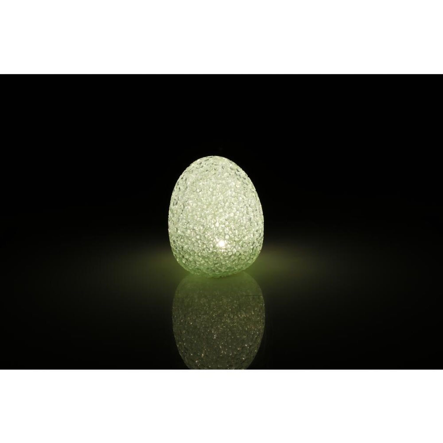 Dekofigur wohnen 12x Ostereier H:9cm Dekoration Haushalt LED-Osterei Ostern Ambi BURI