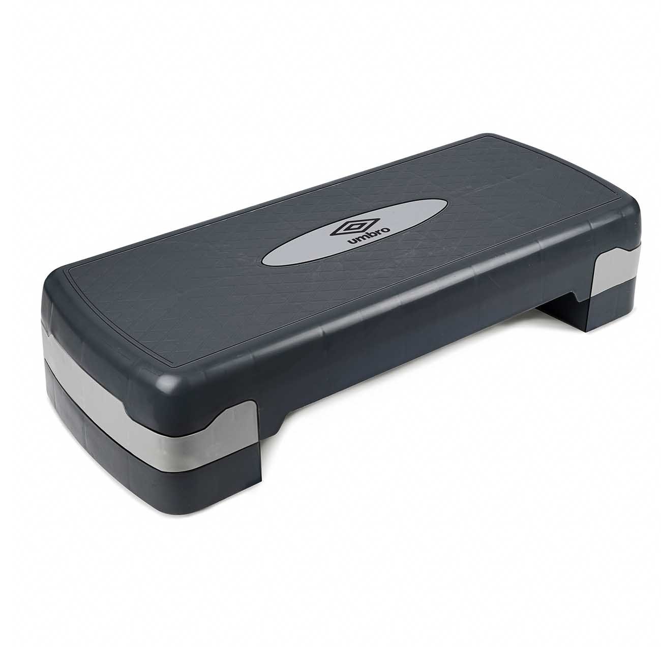 Umbro Stepper Belastbarkeit bis 150kg (Aerobic-Stepper, 1-tlg., für Indoor und Outdoor), höhenverstellbar 10 - 15 cm, Antirutsch-Oberfläche