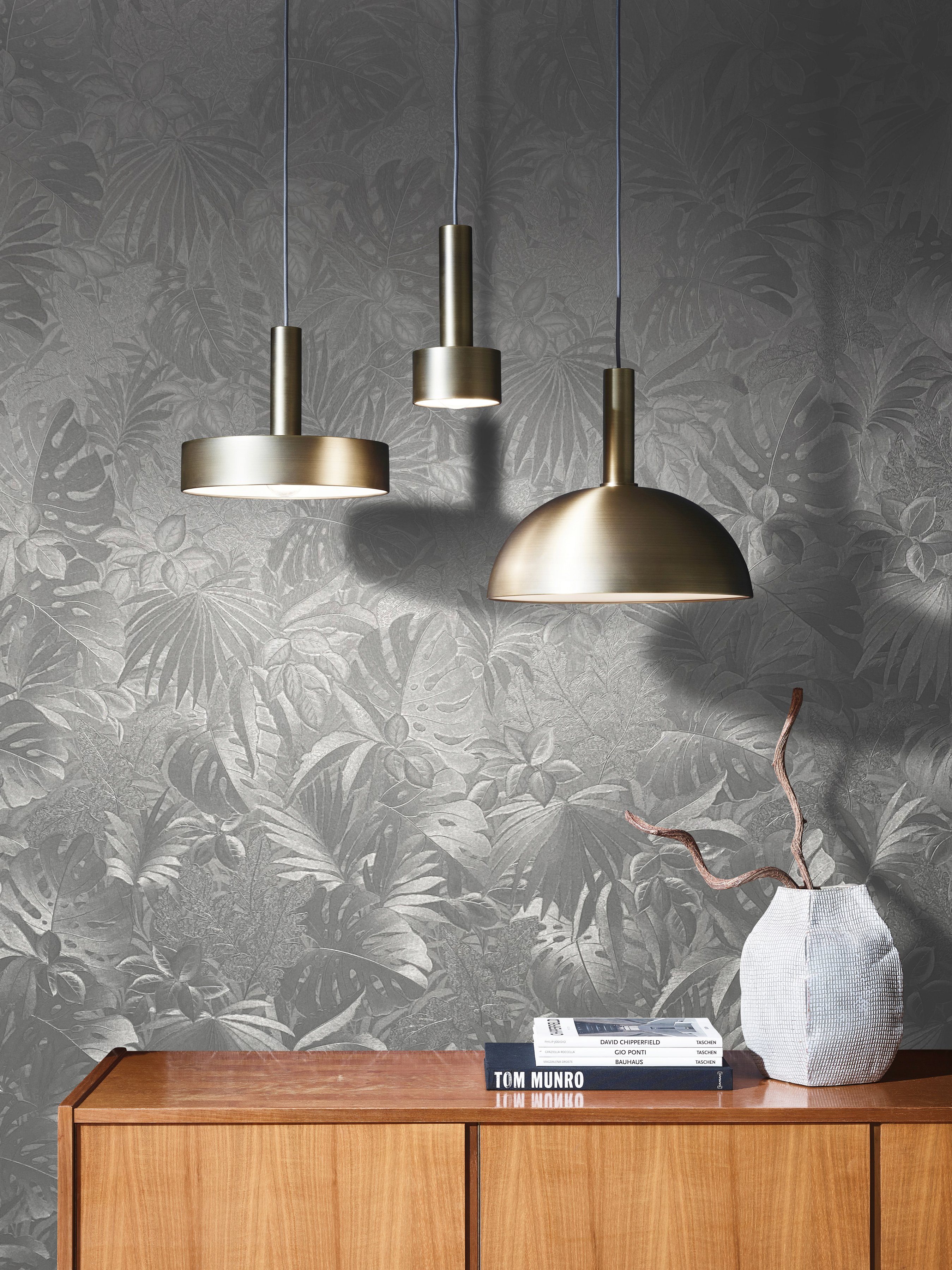 Marburg Vliestapete, floral, metallic, schimmernd, (1 günstig online kaufen