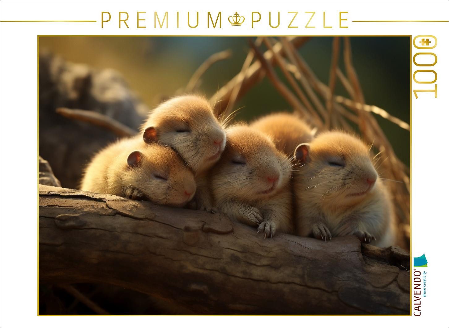 Puzzle CALVENDO Puzzle Ein Motiv aus dem Kalender "Nach Art der Lemminge", 1