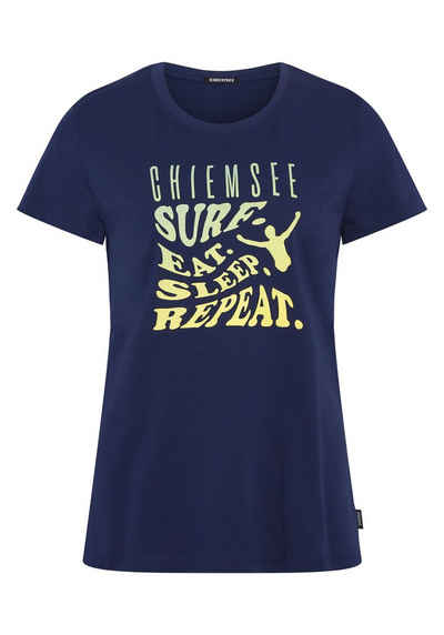 Chiemsee Print-Shirt T-Shirt mit Schriftzug 1