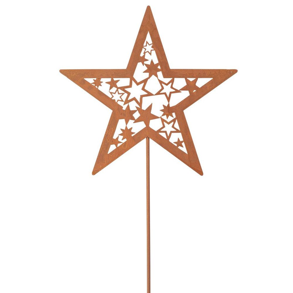MICA Gartenstecker Pflanzenstecker - Stern - ca. 75 x 19 cm günstig online kaufen