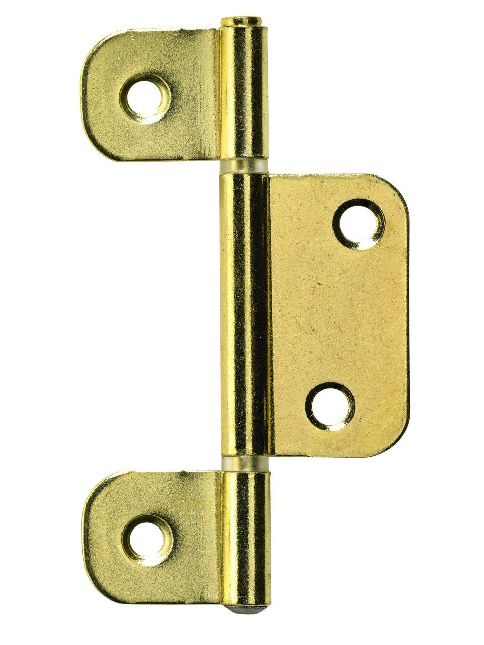 Hettich WC-Deckel-Scharnier Hettich Lamellentürscharnier Stahl, vermessingt, 3