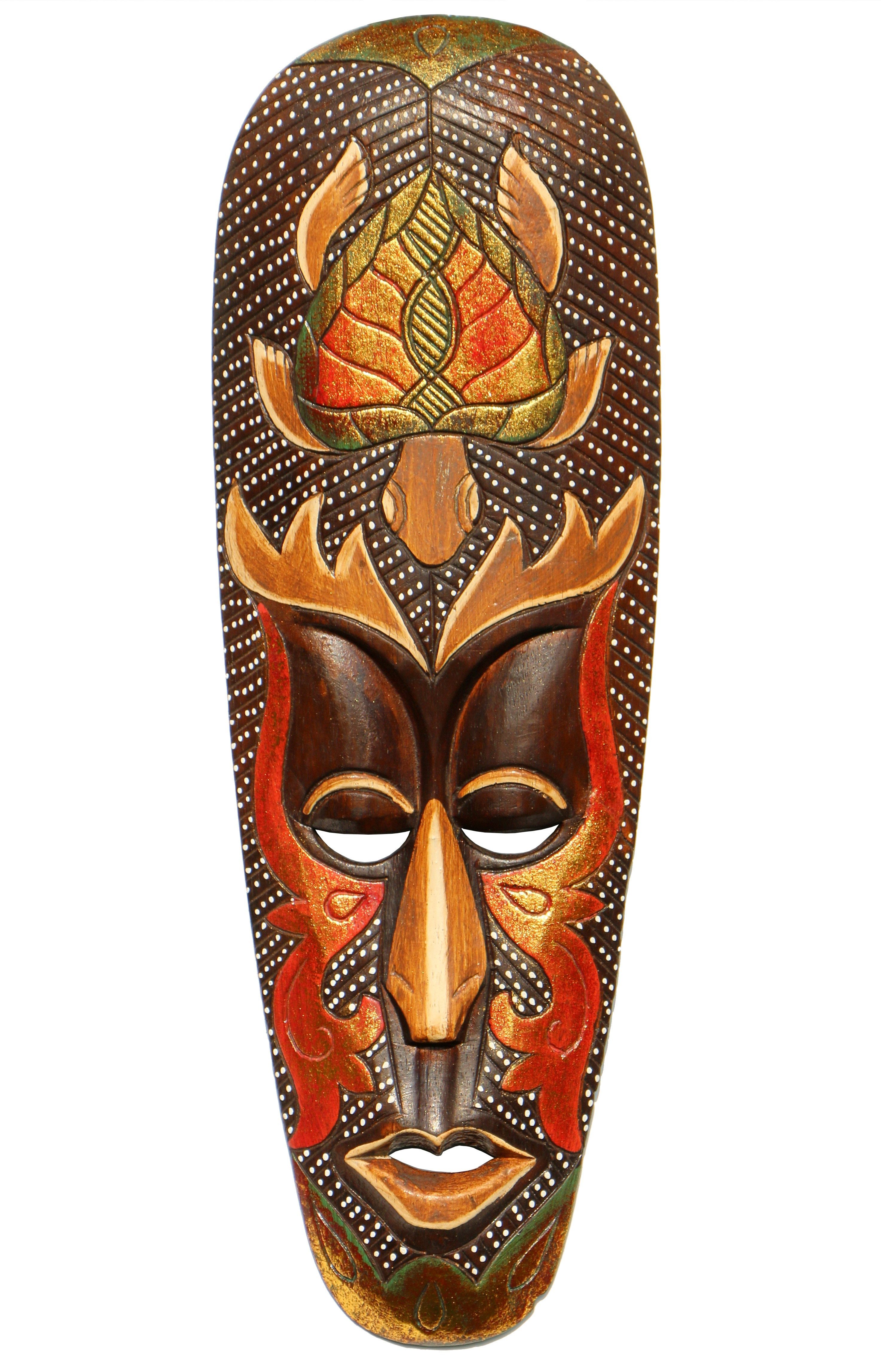 Wogeka Wanddekoobjekt Wand-Maske Gold Schildkröte 50 günstig online kaufen