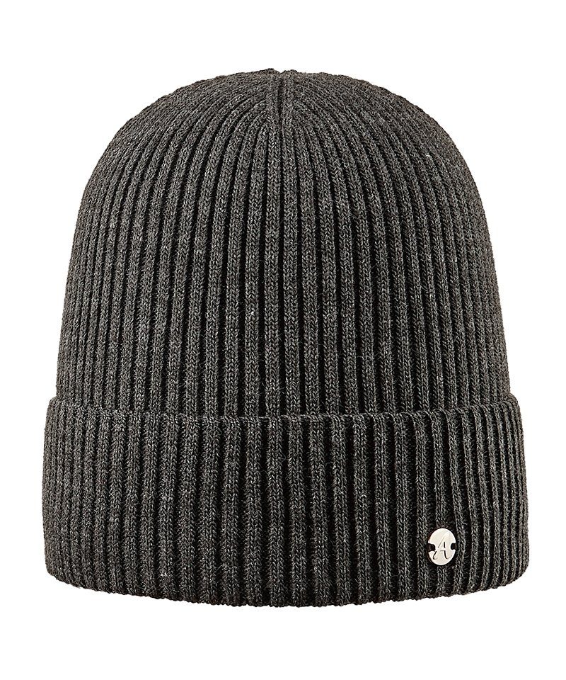 Areco Strickmütze Beanie Anthrazit