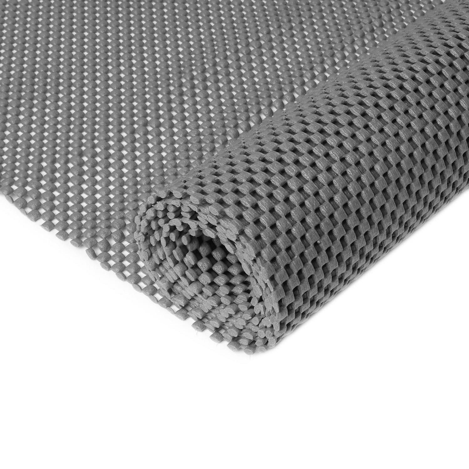 LuxusKollektion Antirutschmatte Antirutschmatte Teppich rutschfest Grau 100 x 150 cm (Rechteckig)